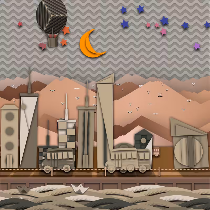 Paper Art 2.5D #109