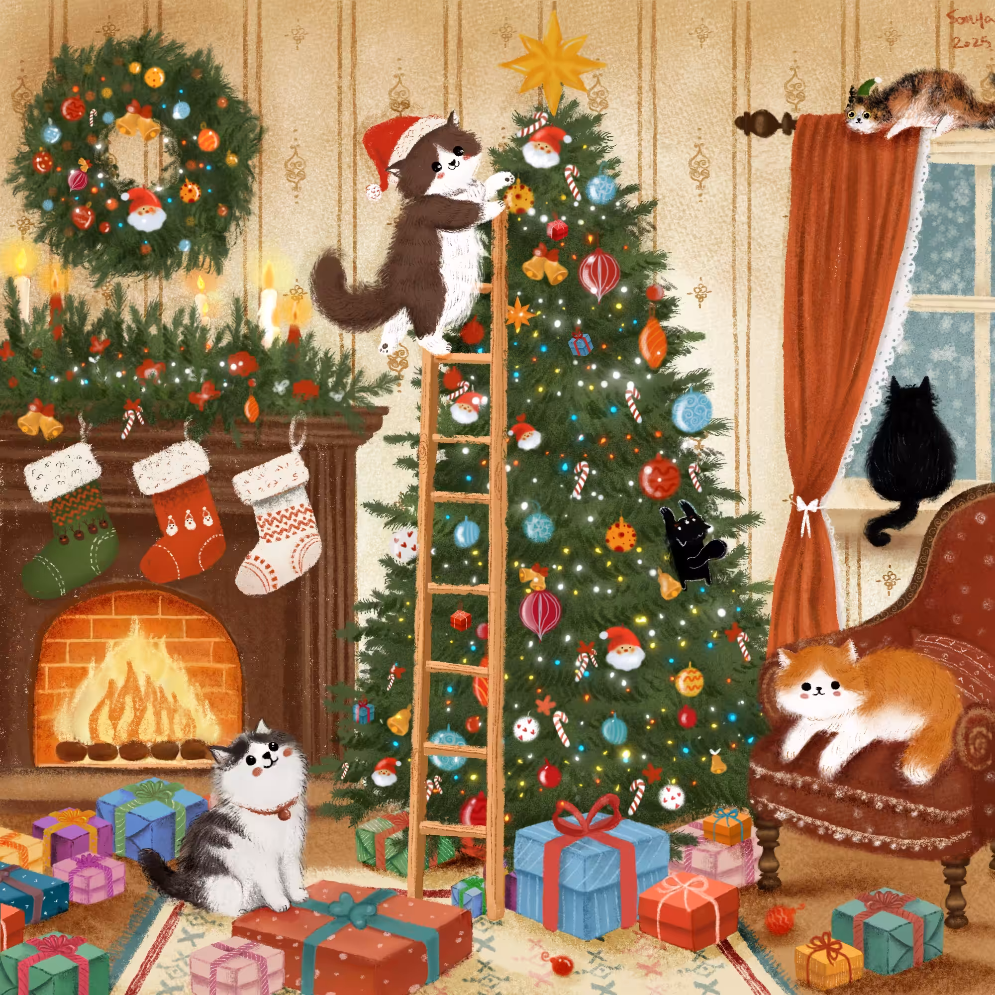 Merry Meowy