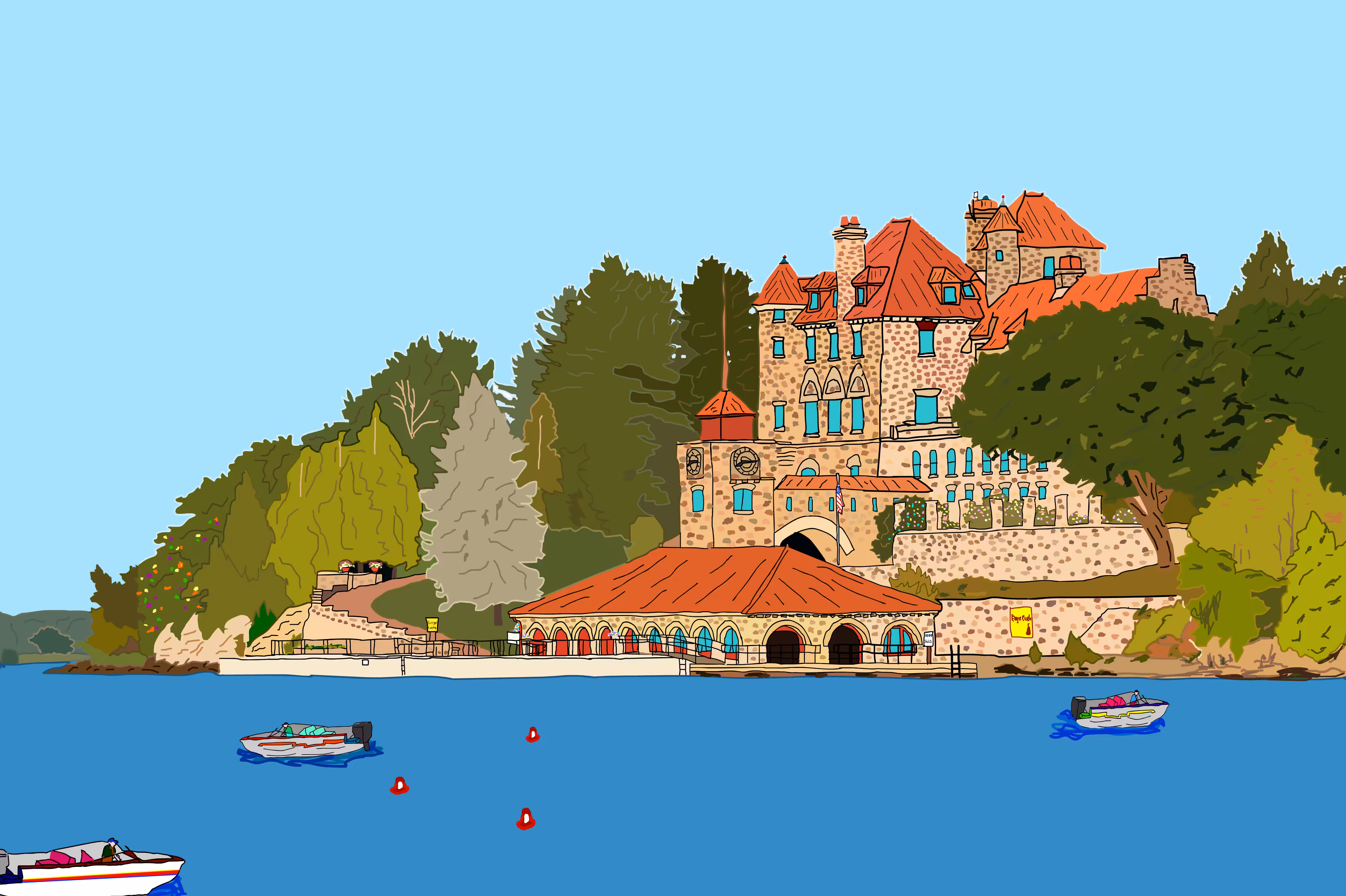 Singer Castle (Illustration)