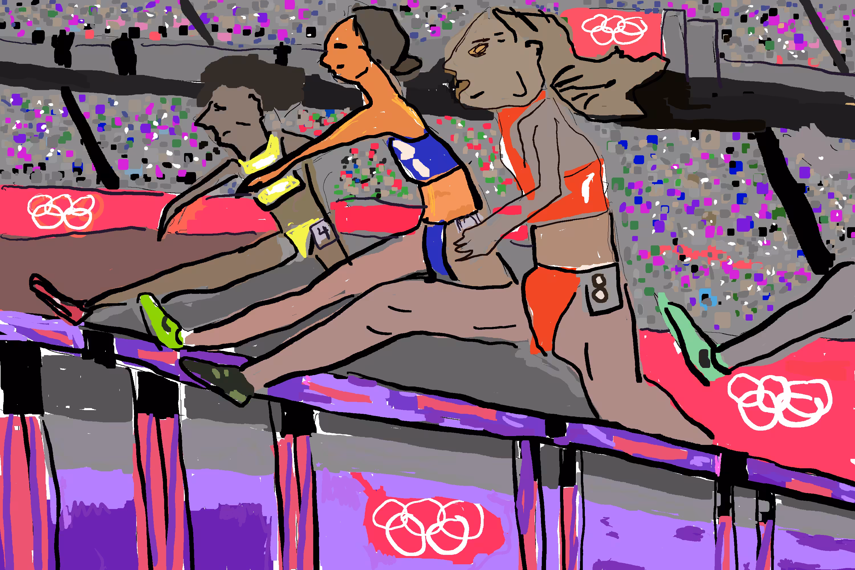 Hurdlers 
