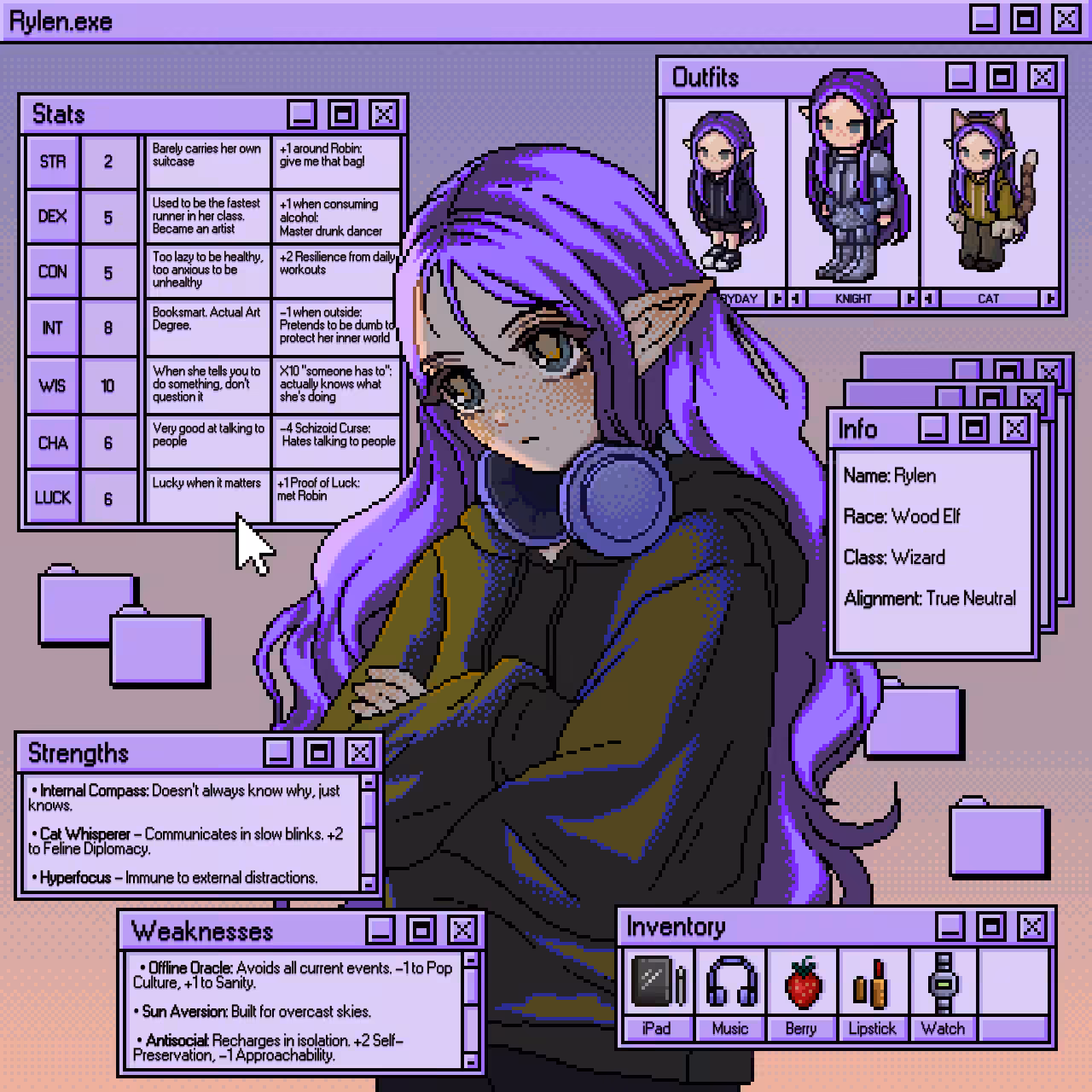 Rylen Character Sheet