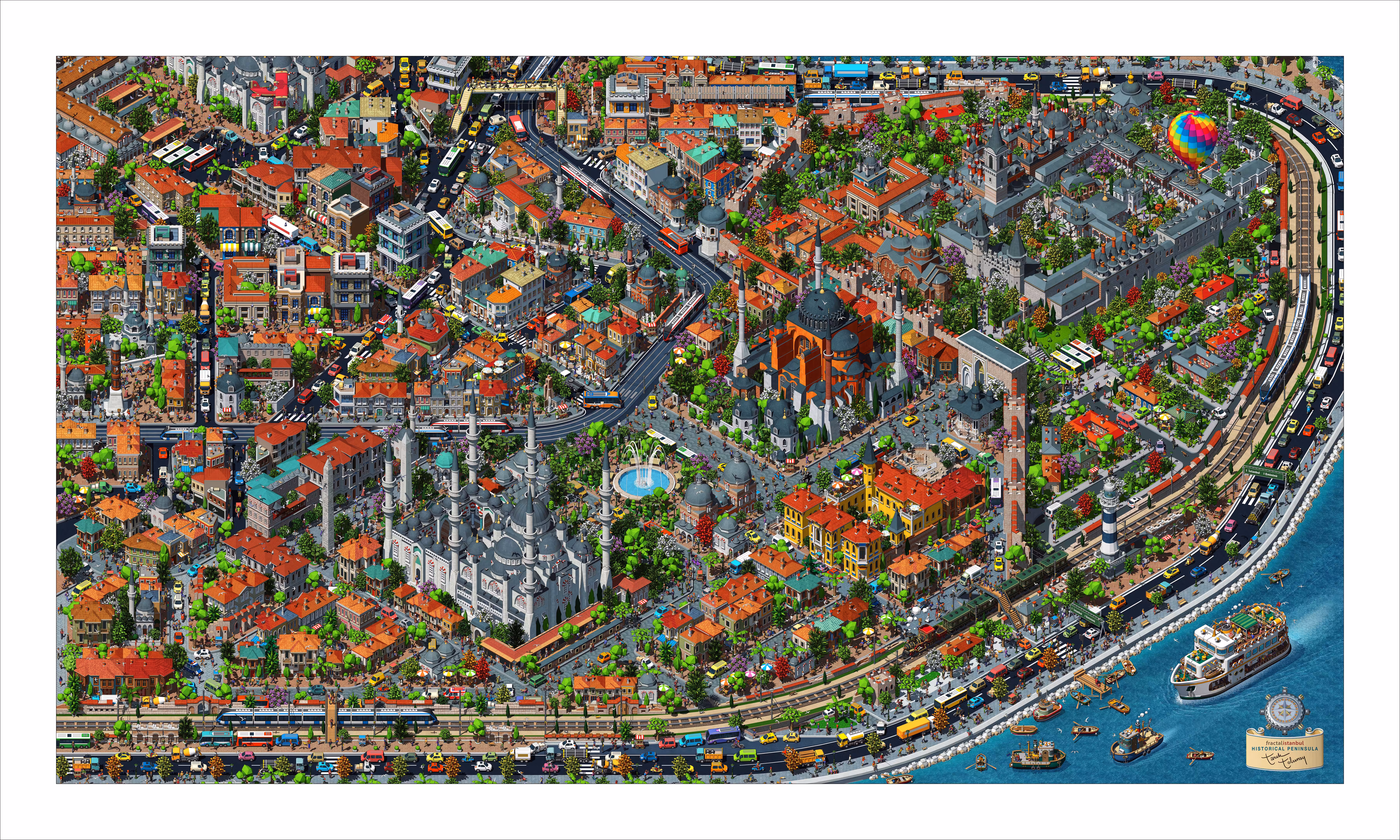 FRACTAL ISTANBUL - HISTORICAL PENINSULA