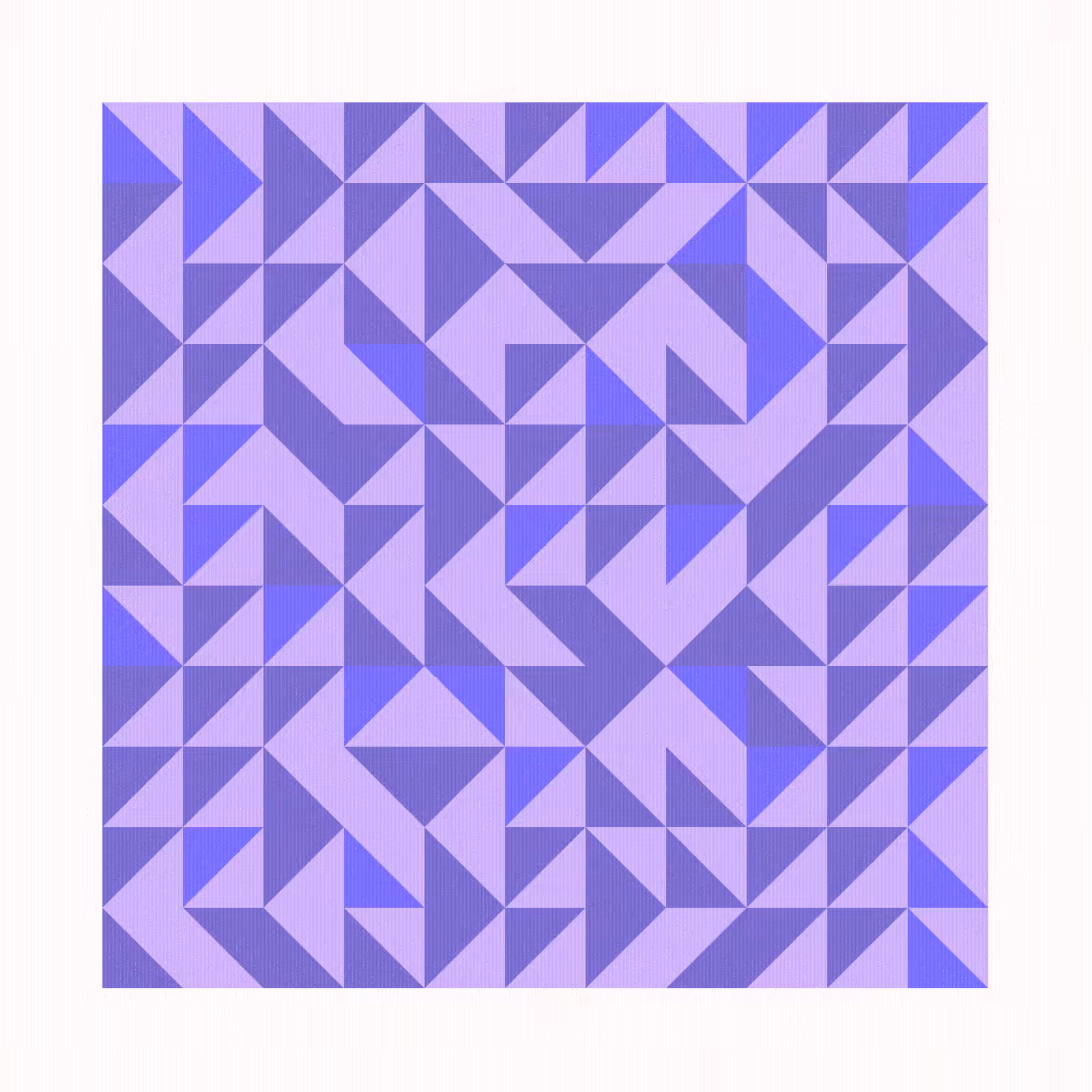 Triangle Pattern II #17