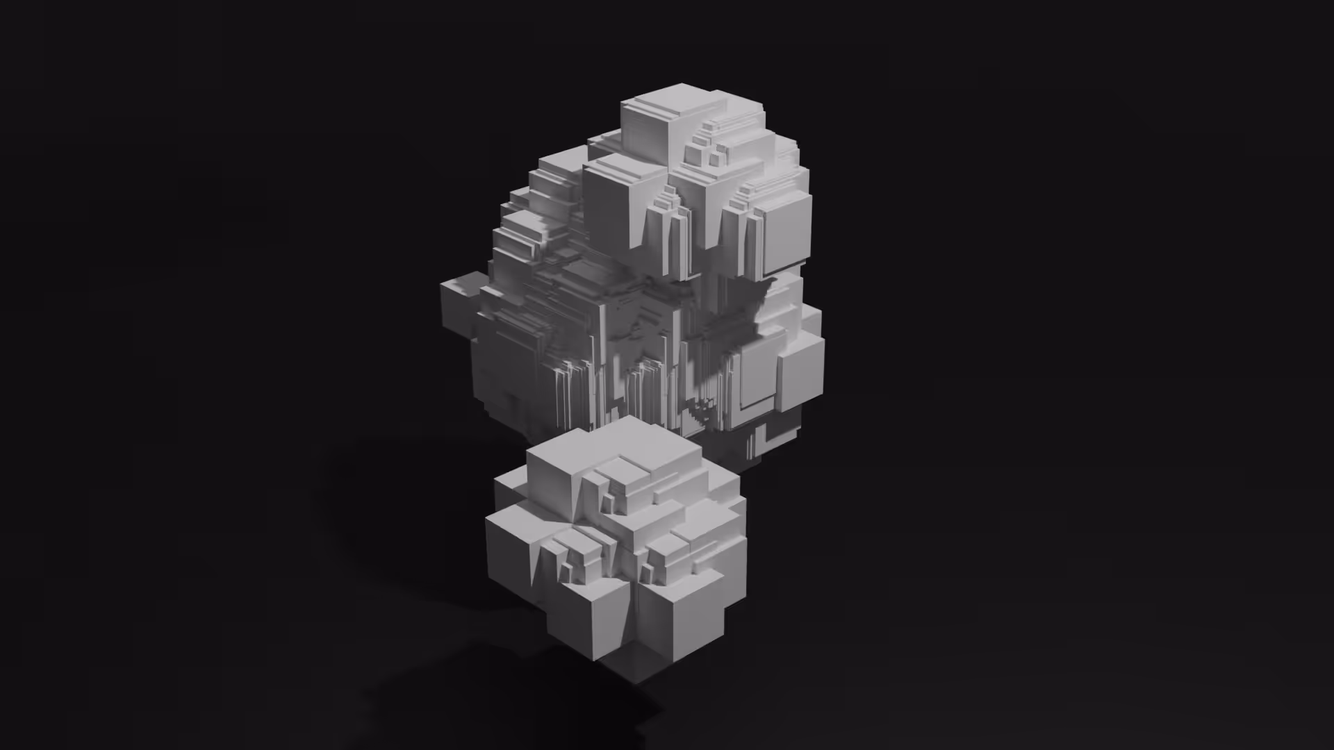 Generative Glitch [cube] #4
