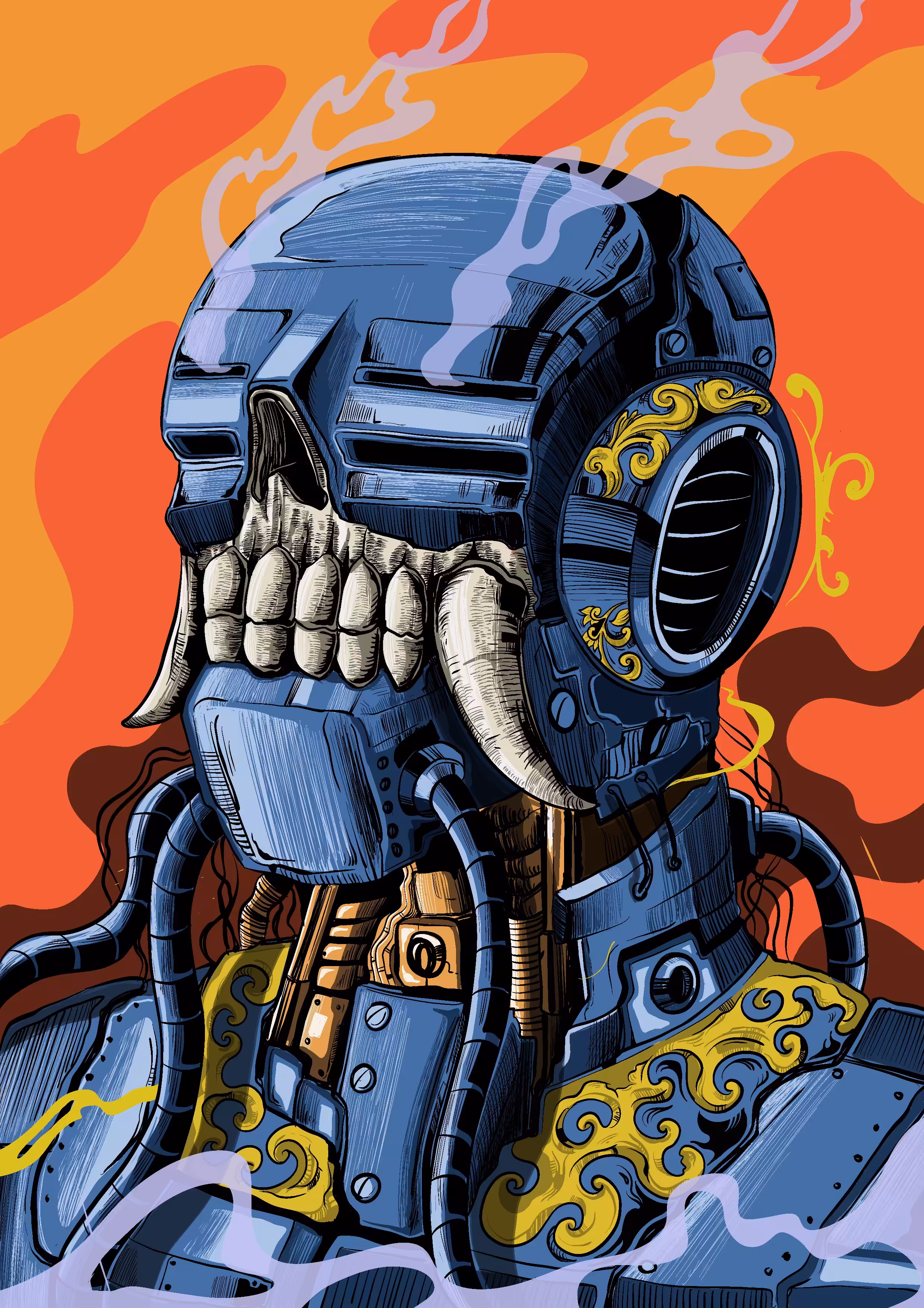 RockSkull Mecha v4