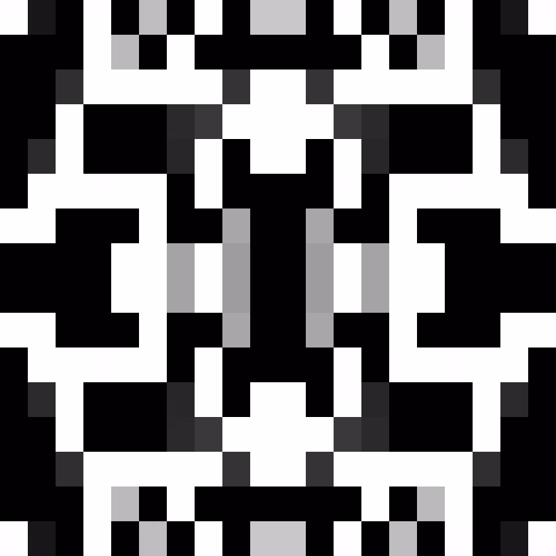 QR Glyphs Invaders #25