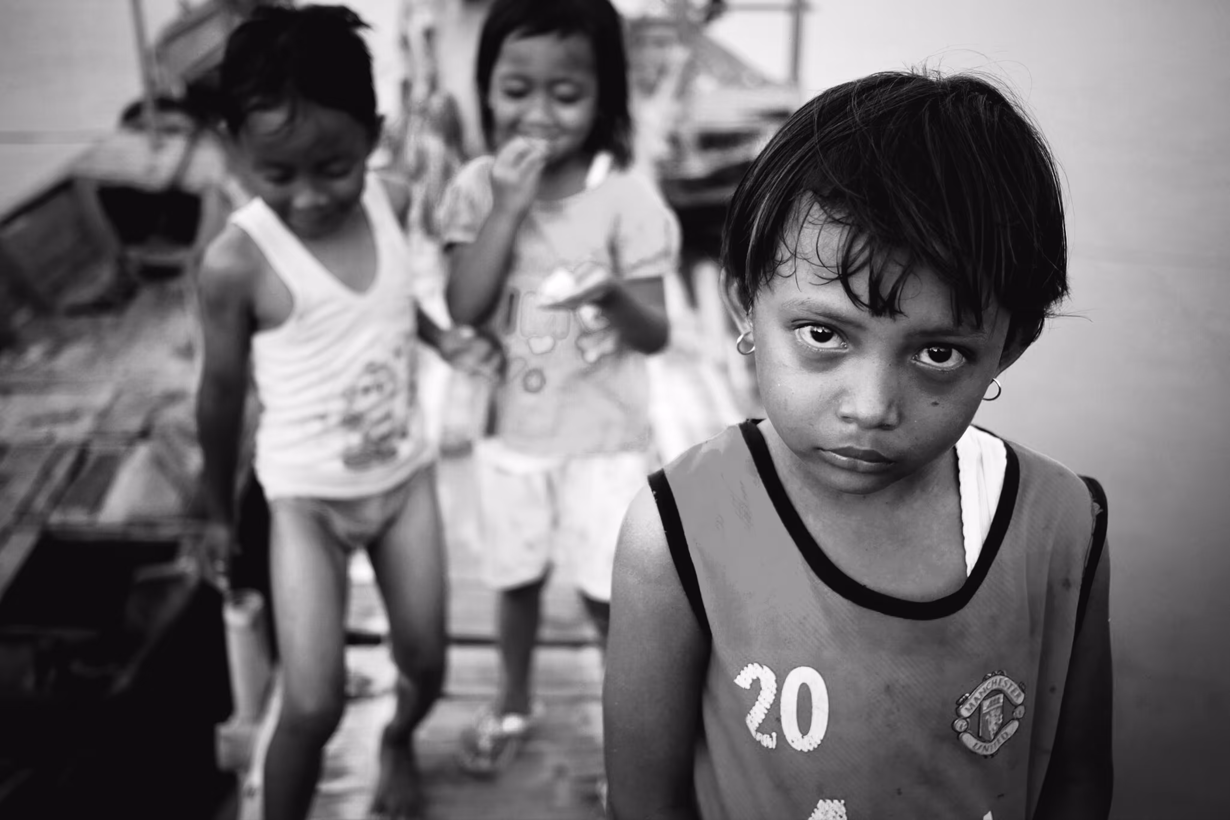 Strong Look of A Young Girl