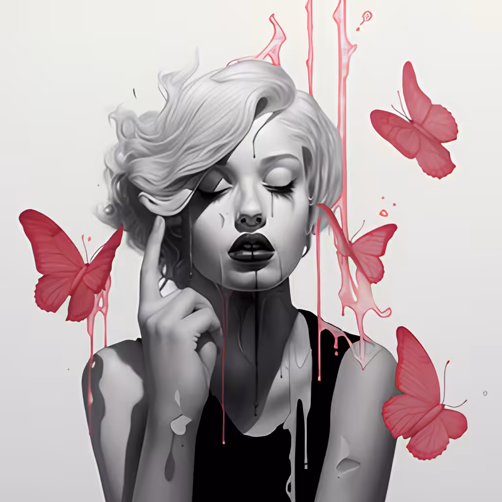 Surrounded by butterflies  غوطه ور در پروانه ها  #1