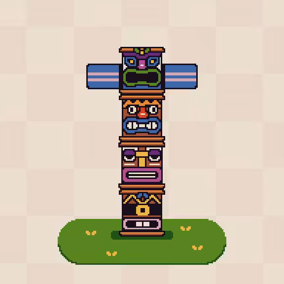 Tiki Totem #12