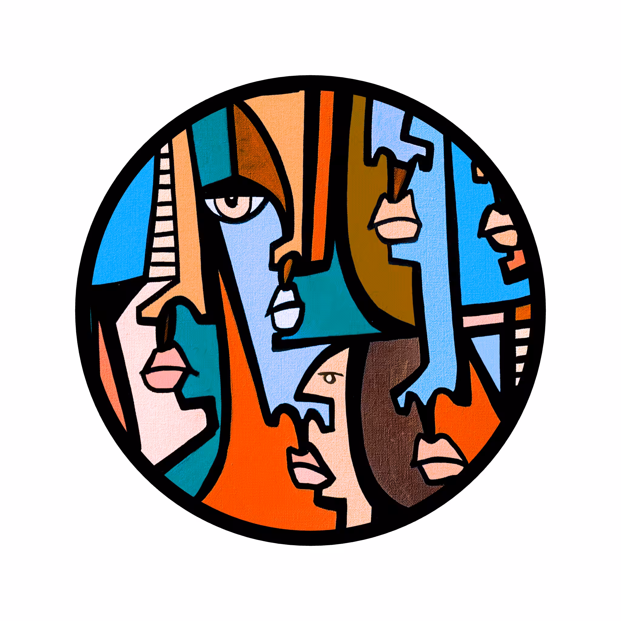 Cubist Circle 160