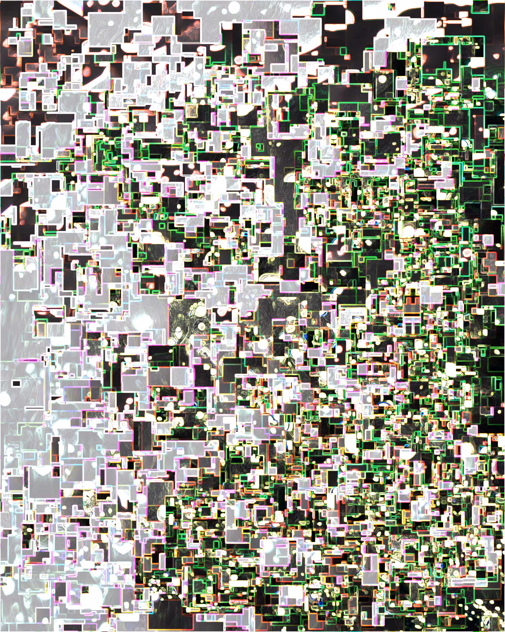 abstact in colors and lines