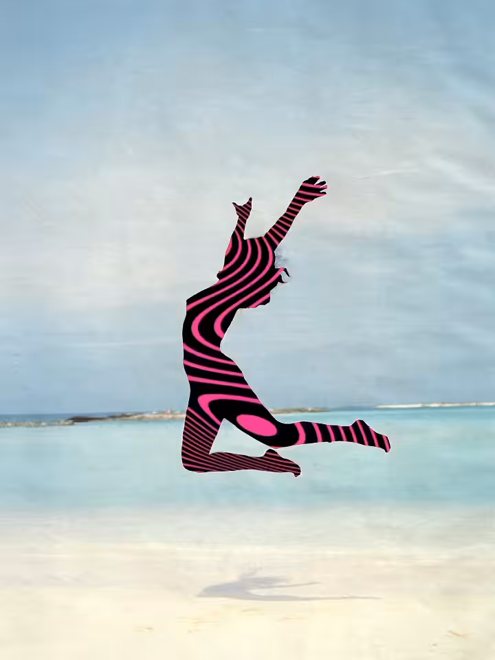 Titulo: Silhouette portal, Beach - animated