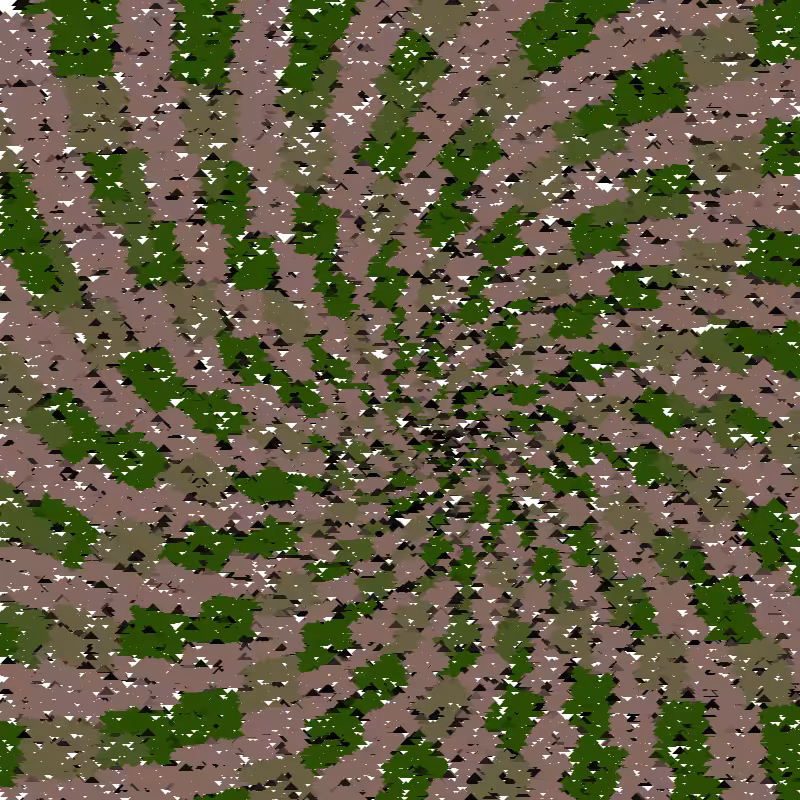 Mosaic or stained glass drops #3