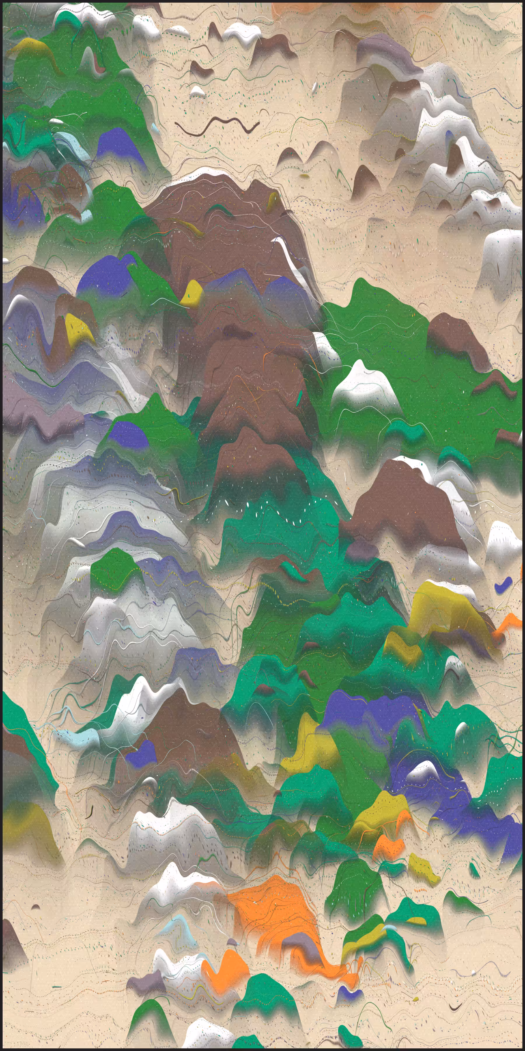 晩夏の山岳 Mountains in Late Summer #67