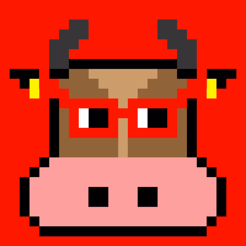 pixel cow #16