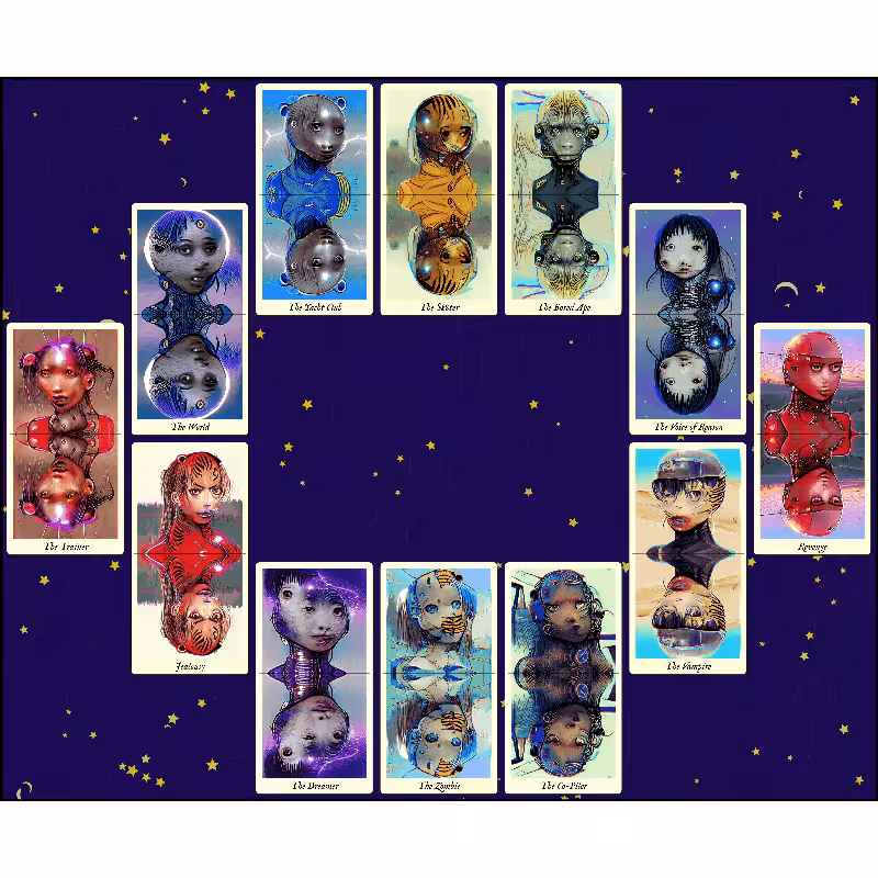 Reflexions - the fxhash tarot #28