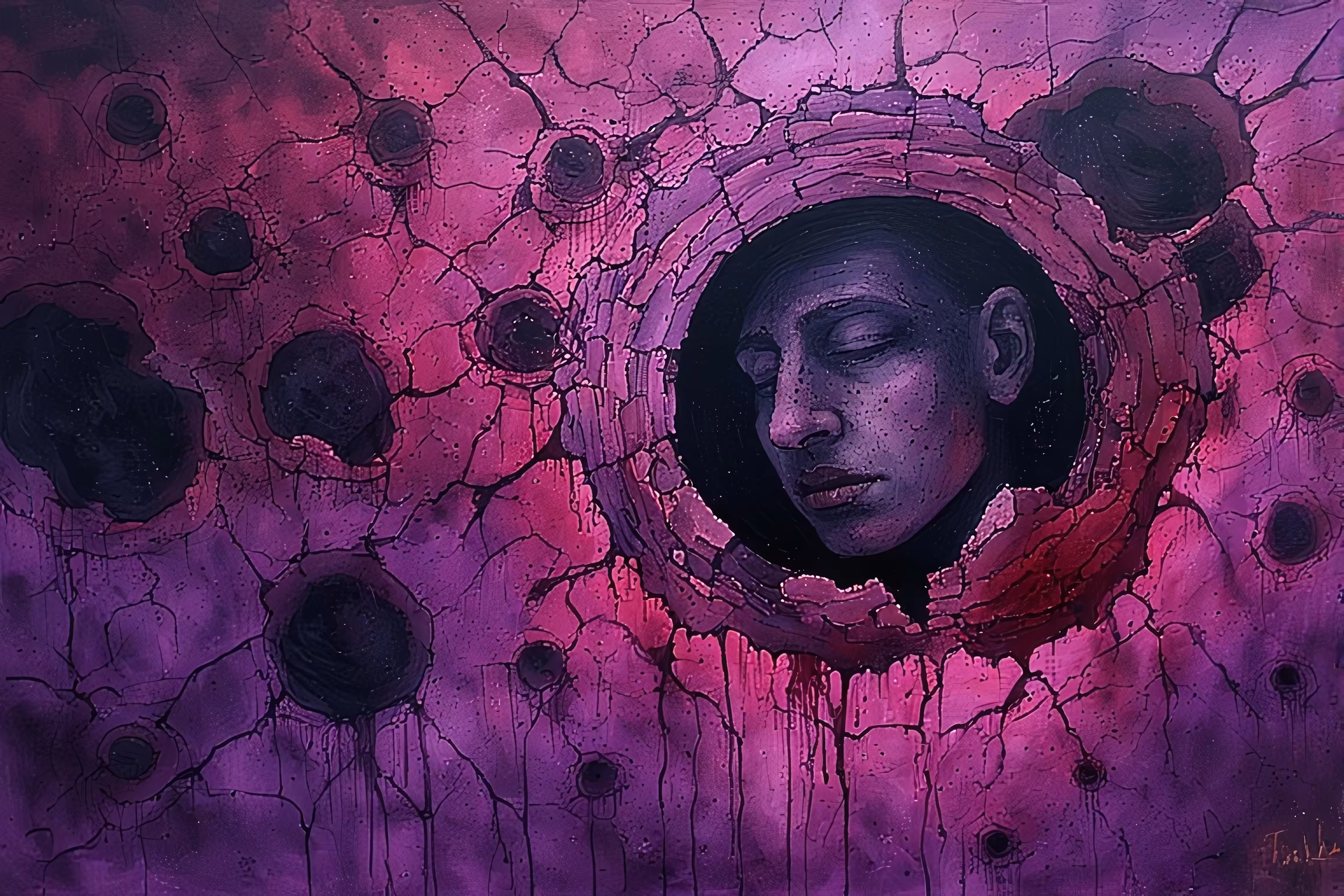 365 Brushstrokes of the Future: Violet Emergence