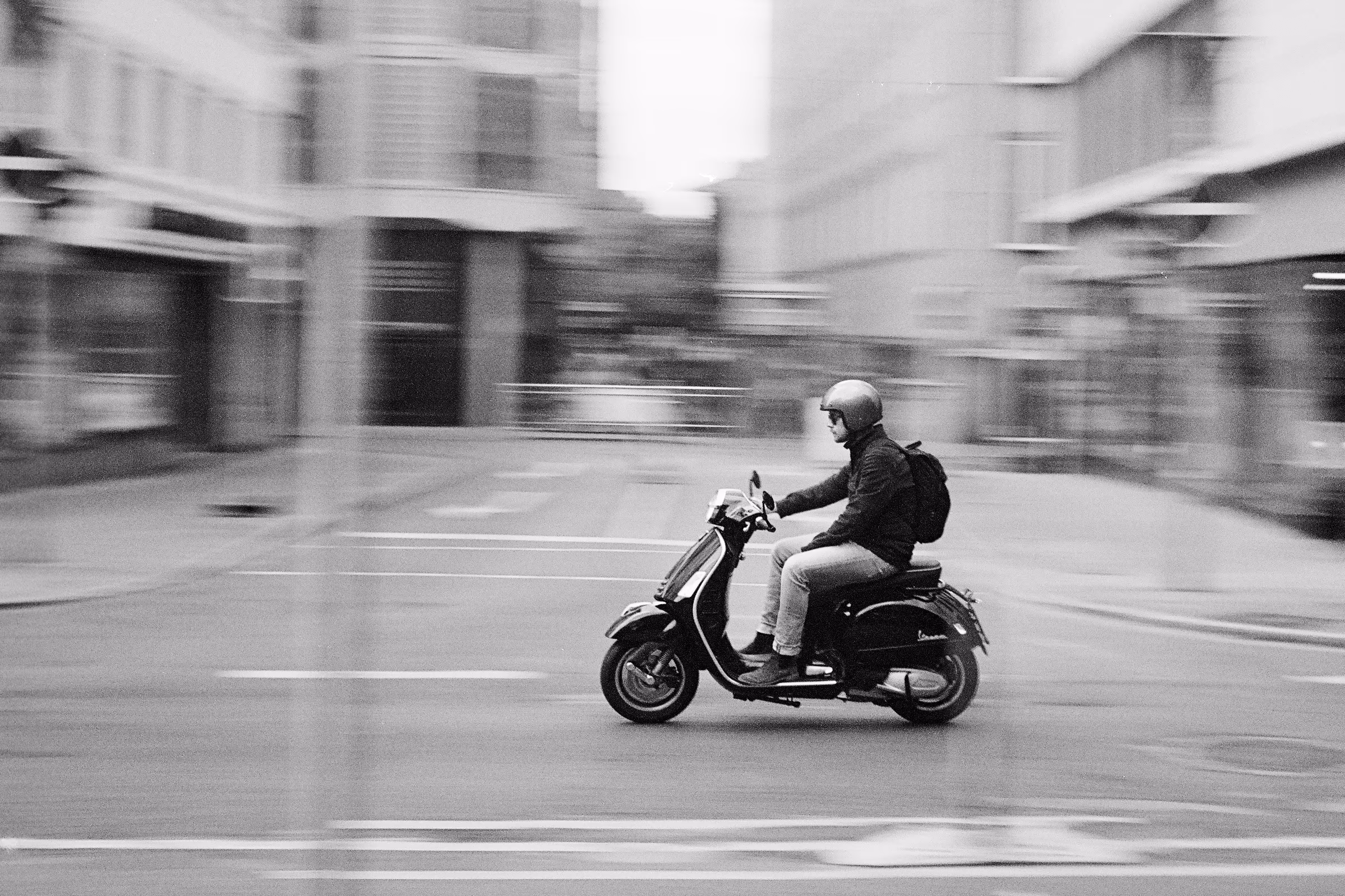 Nirin_Labs: Vespa Man | Rollei35T ilford XP2 Super400 35MM Film