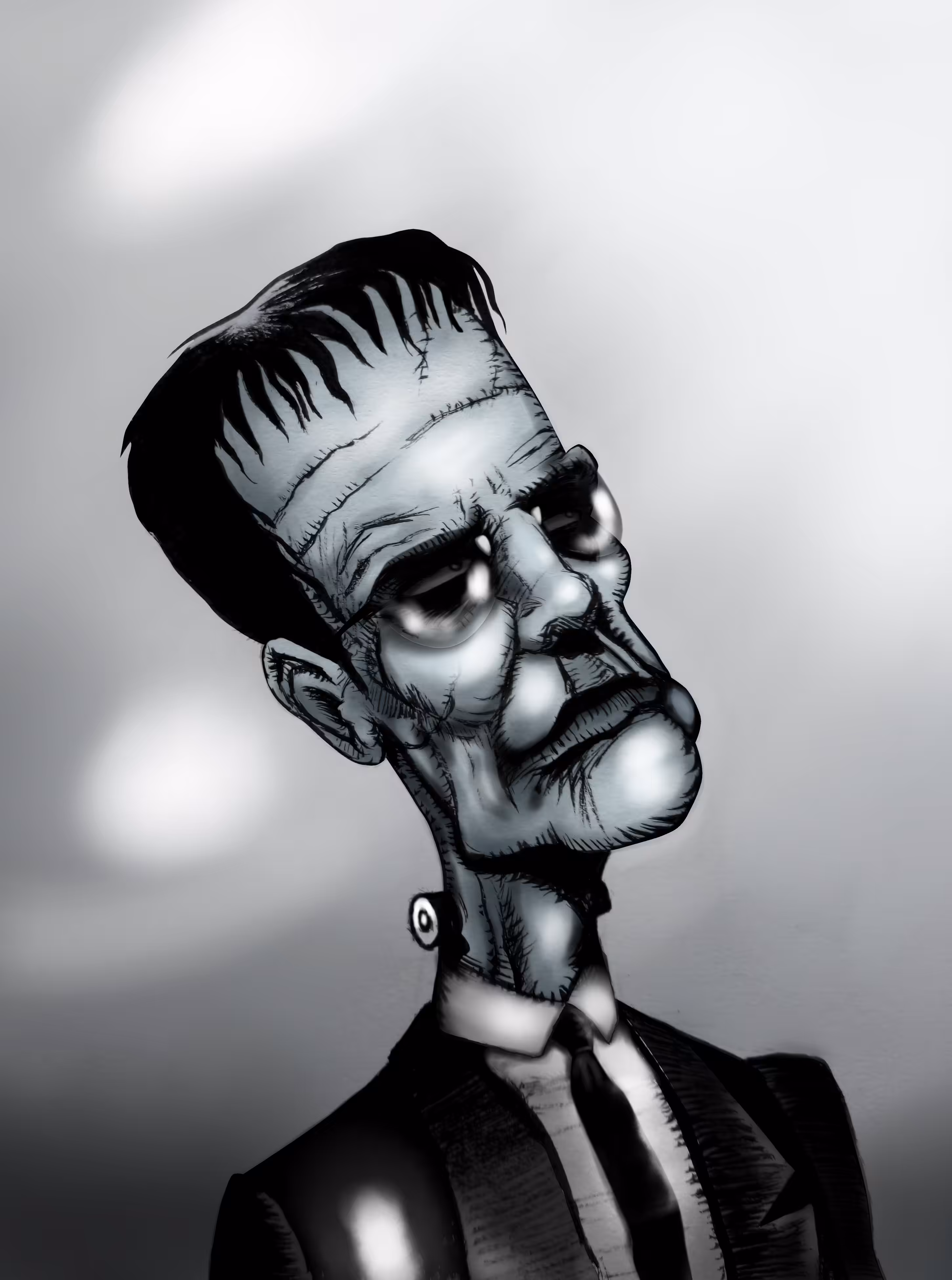 Frankie in black
