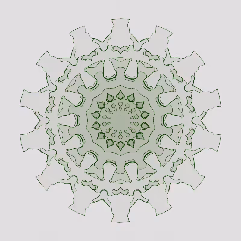 Handdrawn Kaleido #10