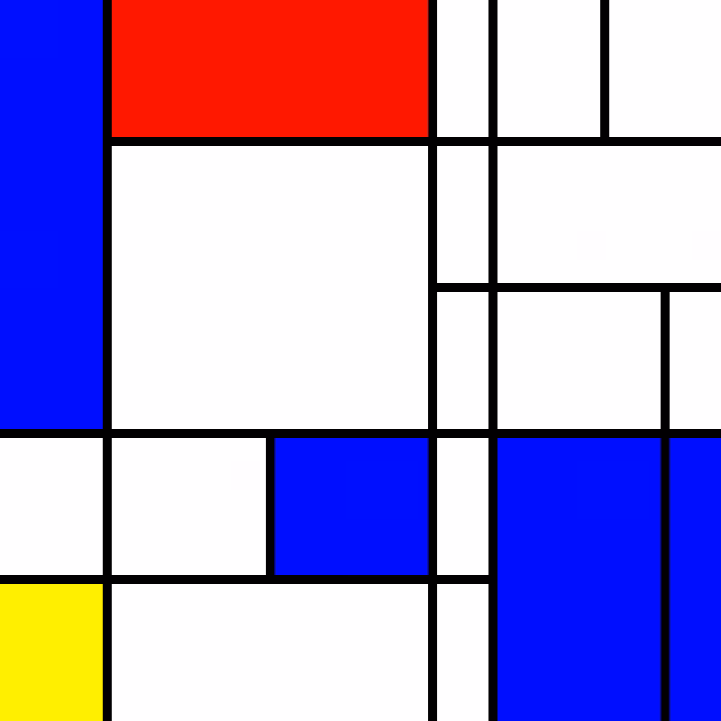 compositioninredblueandyellow.art, (NFT) #82