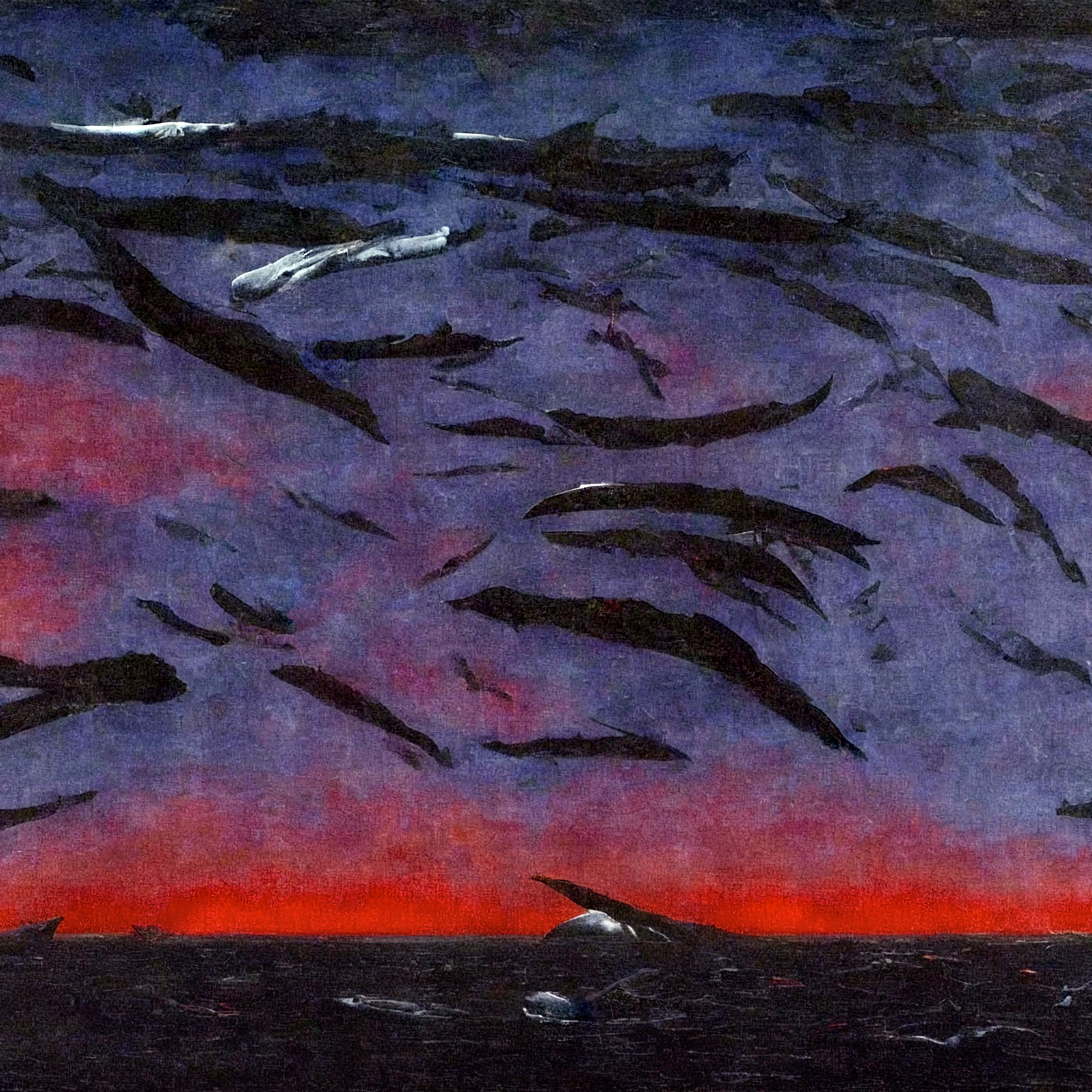 A Dream of Whales (Arctic Abstract 000)