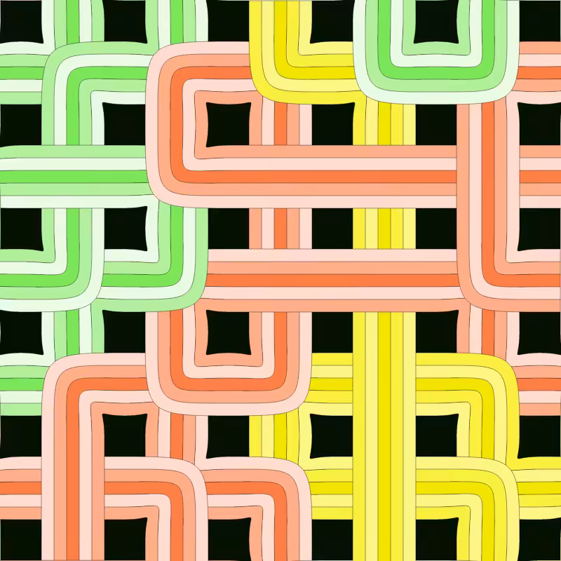 Bézier Truchet #112