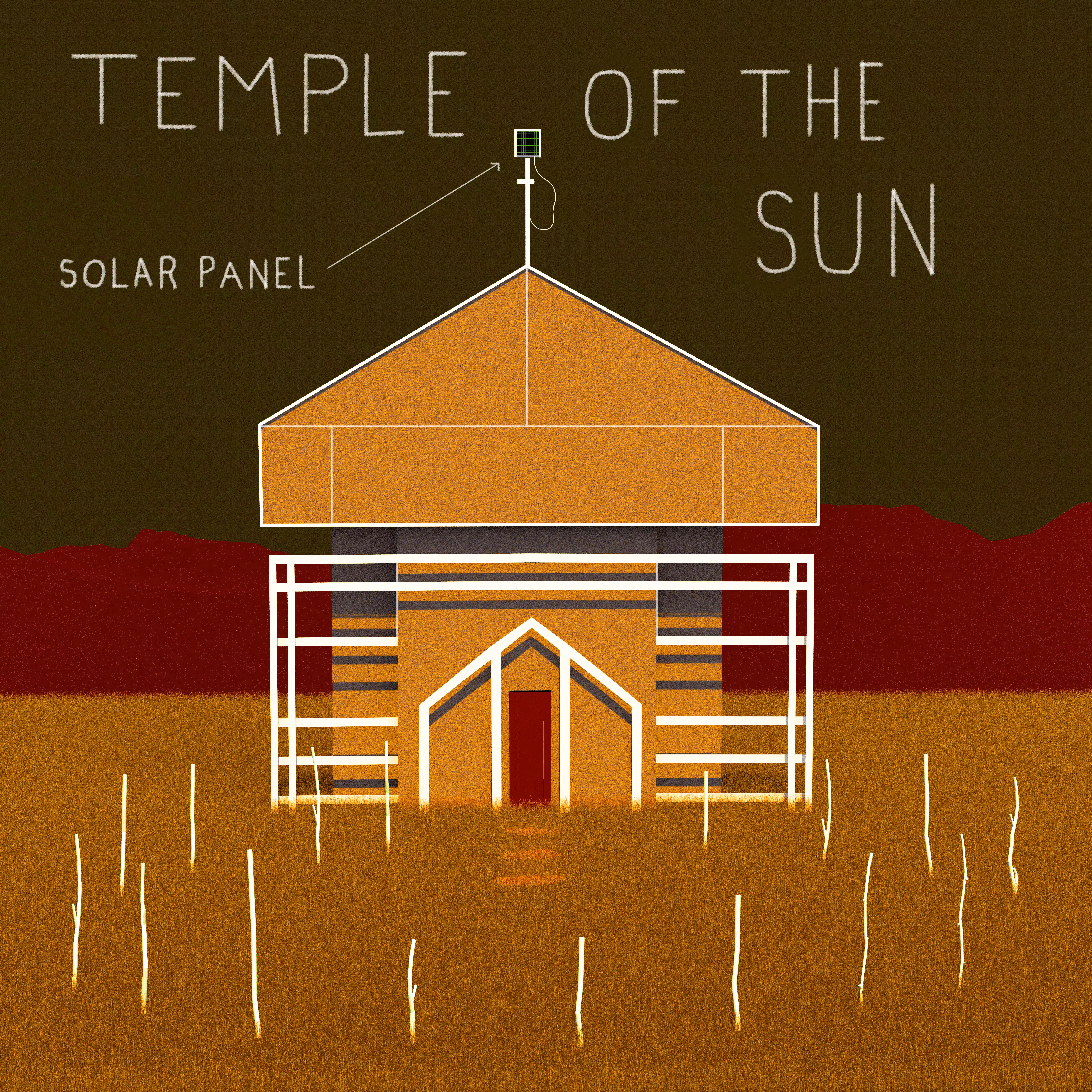 Temple of the Sun (with solar panel)