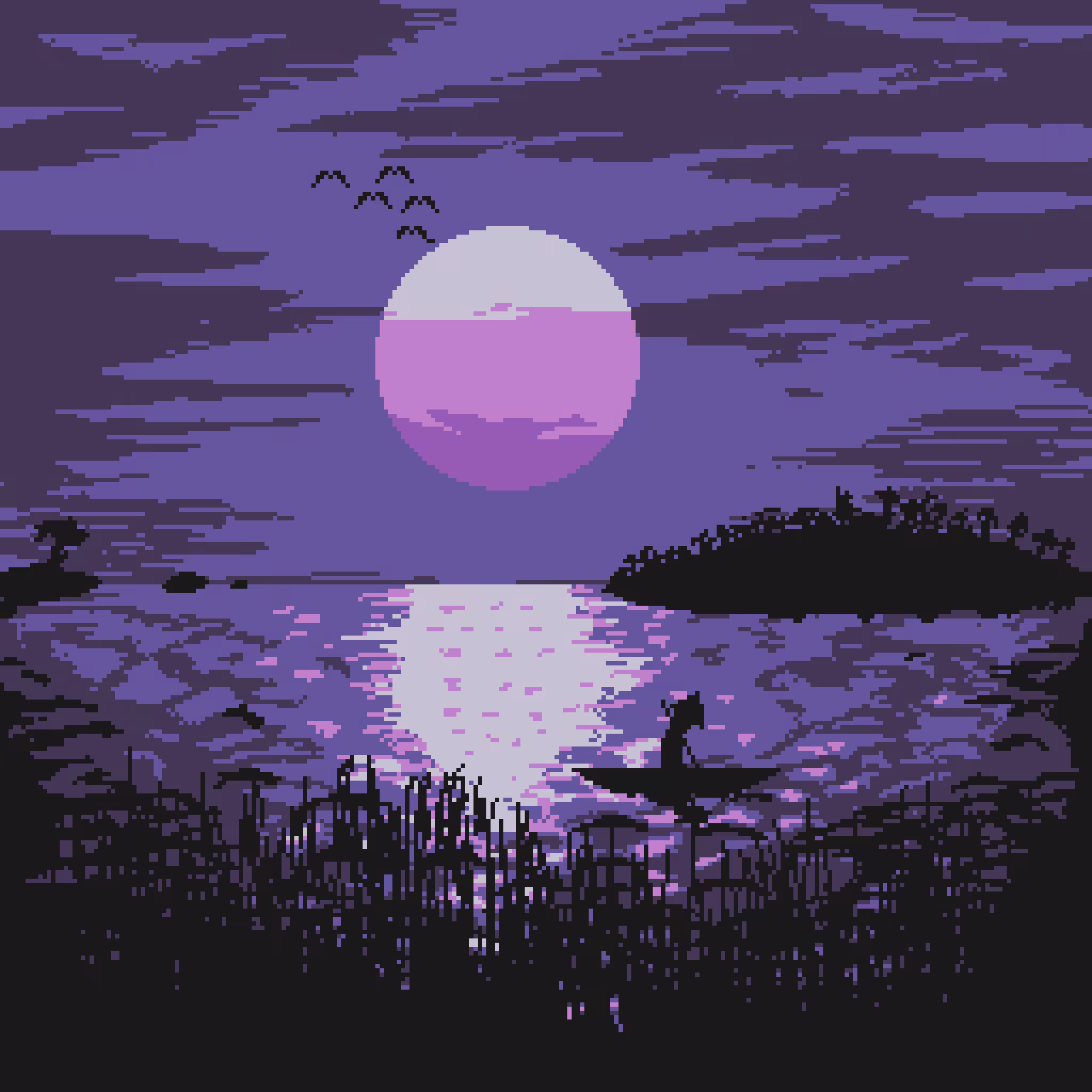 Pixel Sunset #69