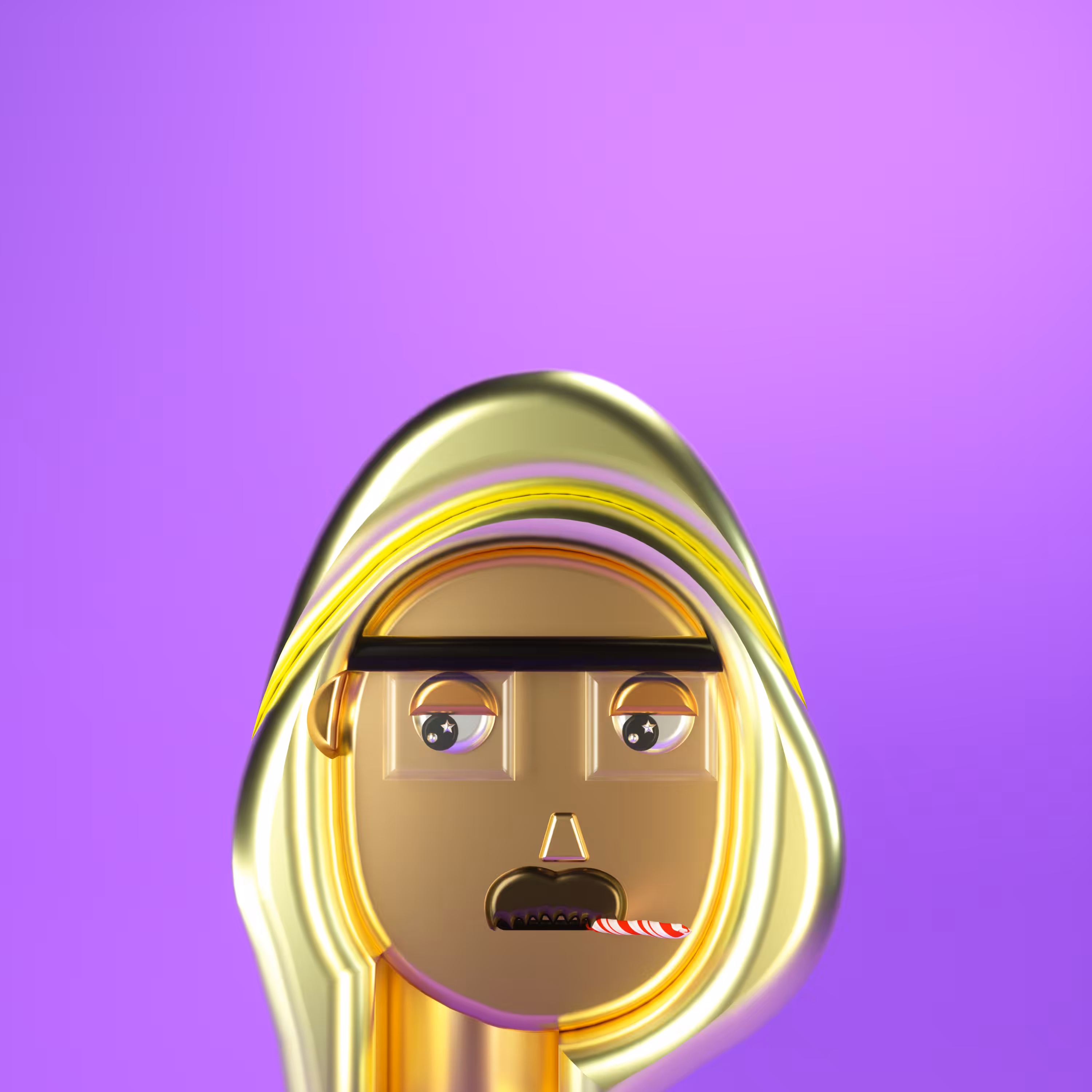 3D Chrome Punk Babies #026