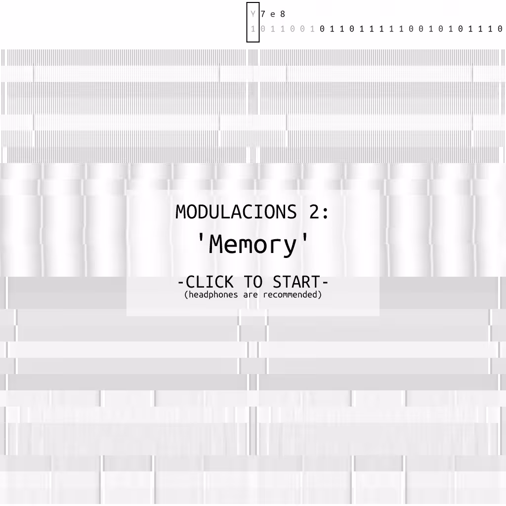 Modulacions 2: 'Memory' (audio) #29