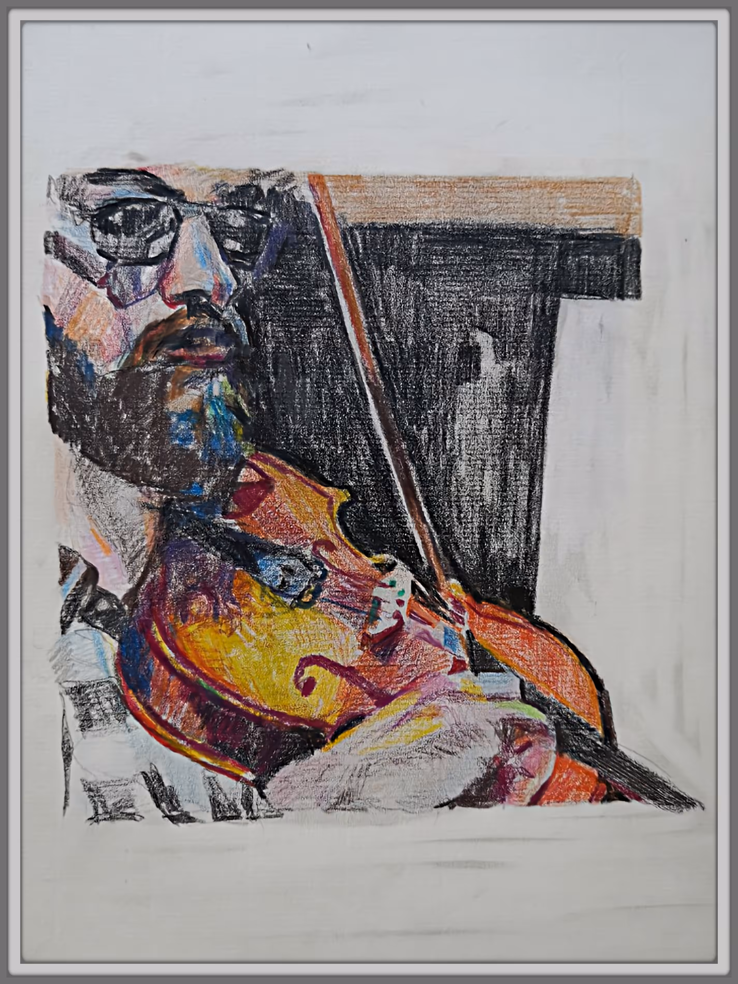 The Violinist under the Acropolis