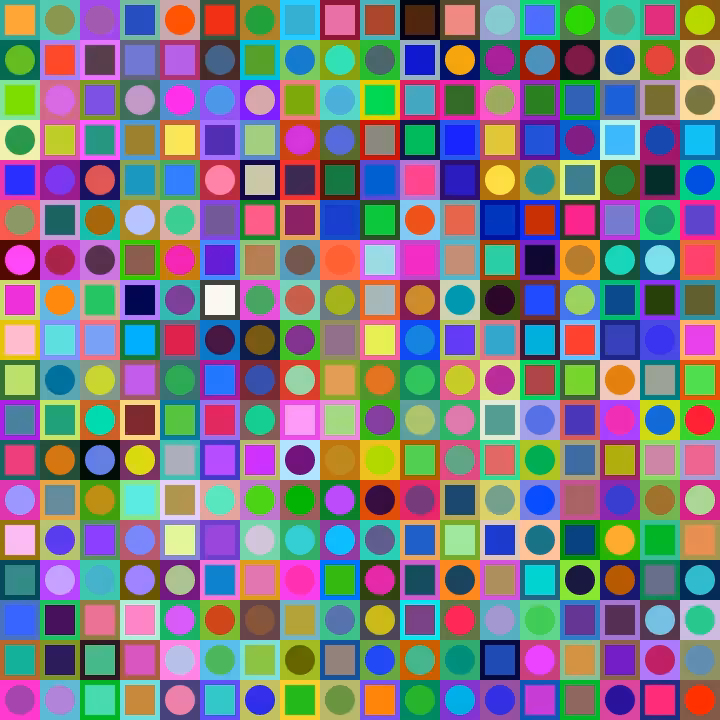 Square Dot Composition #29