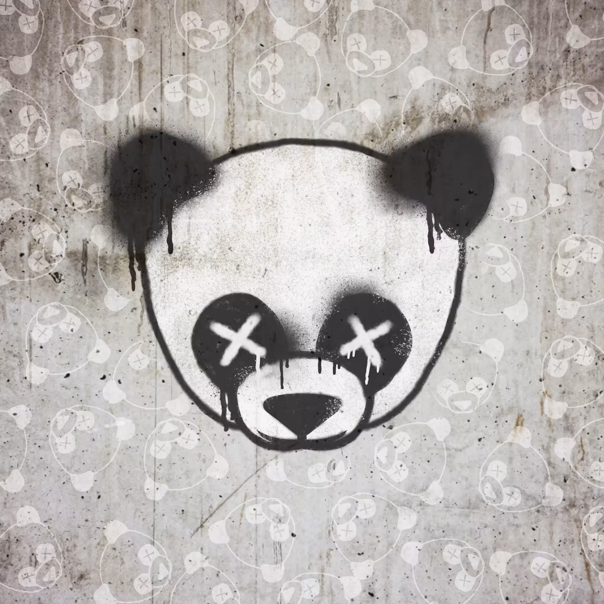 Panda Head #082