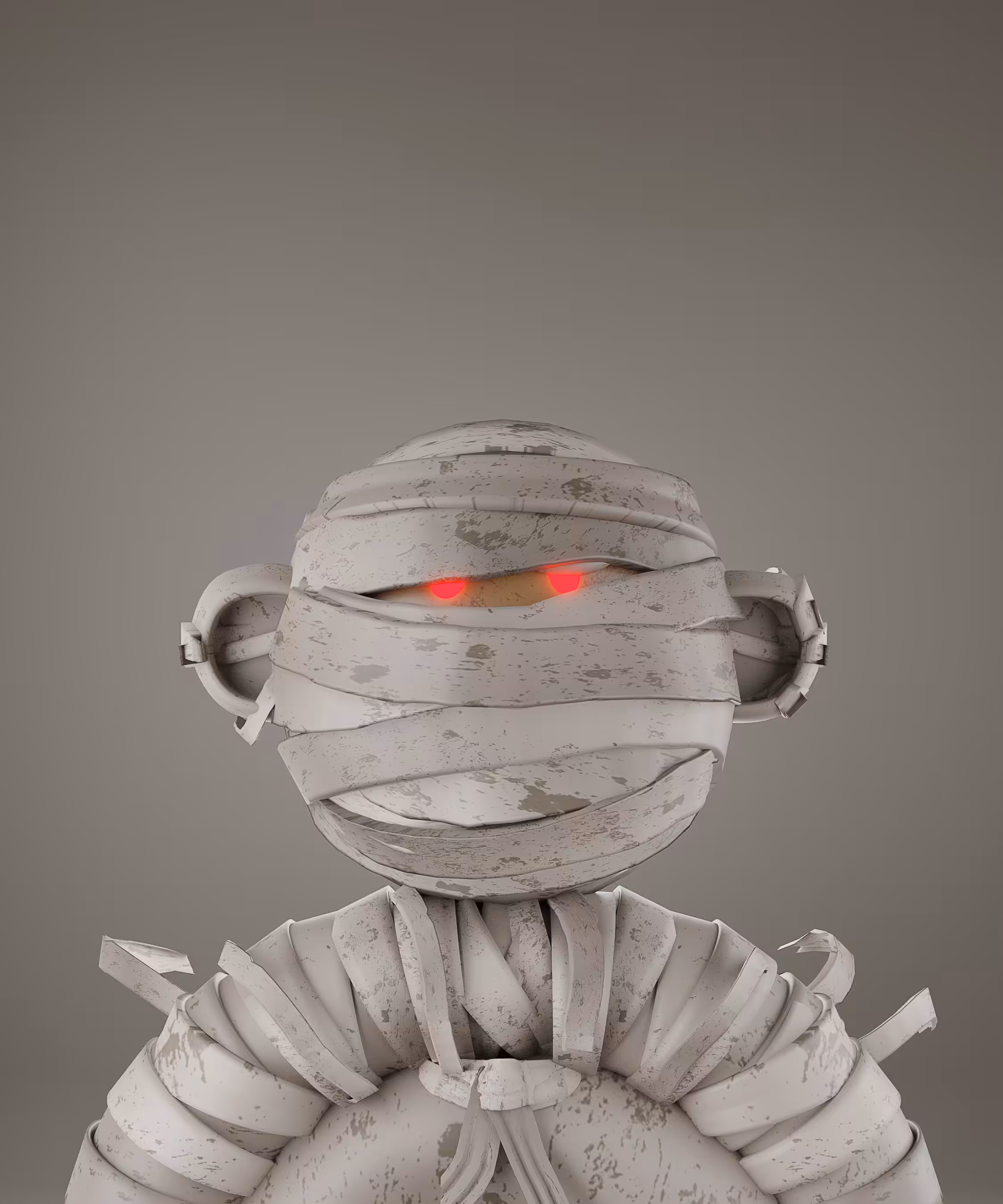 Monkey x Halloween mummy #2 
