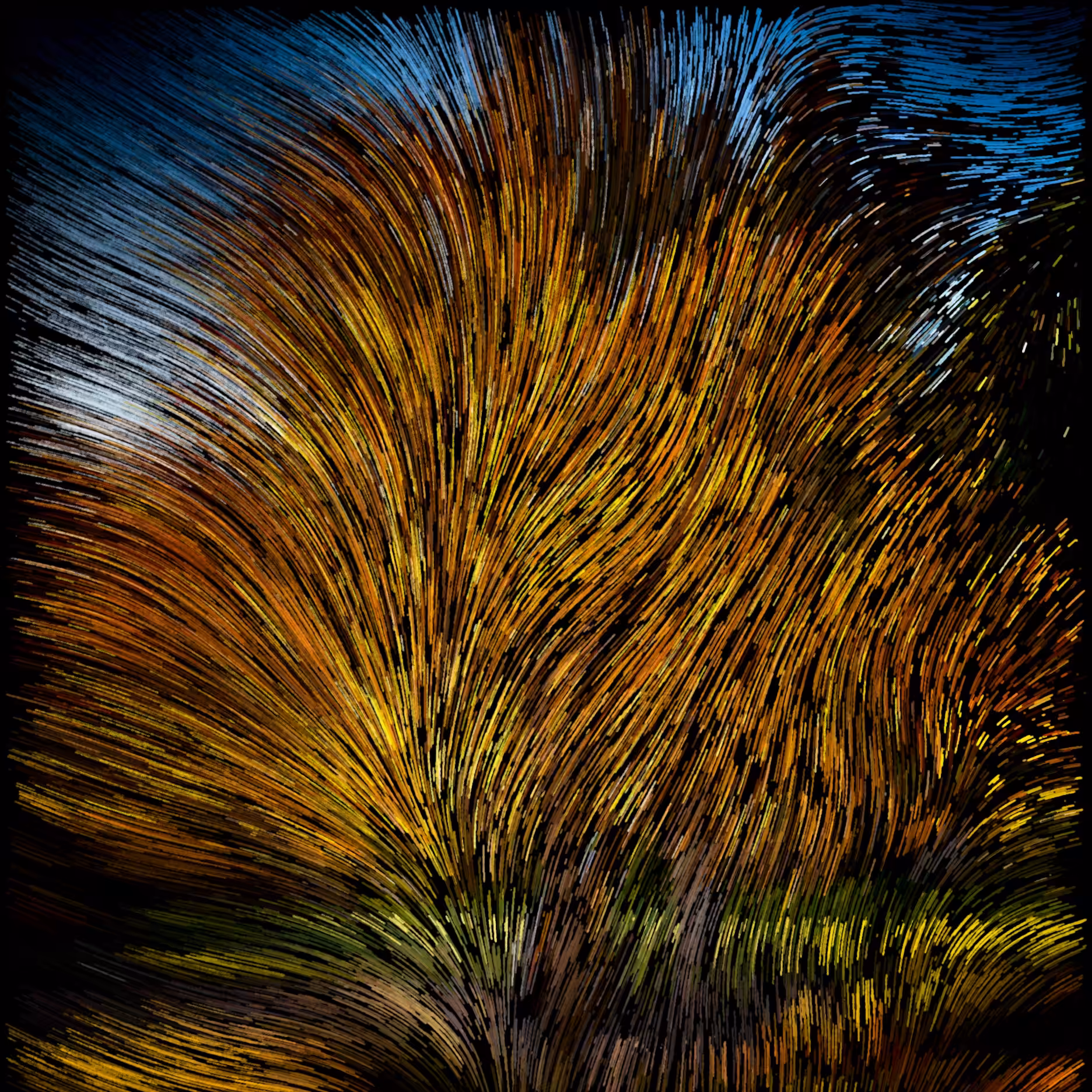 an nft of a digital painting of a photograph of a tree