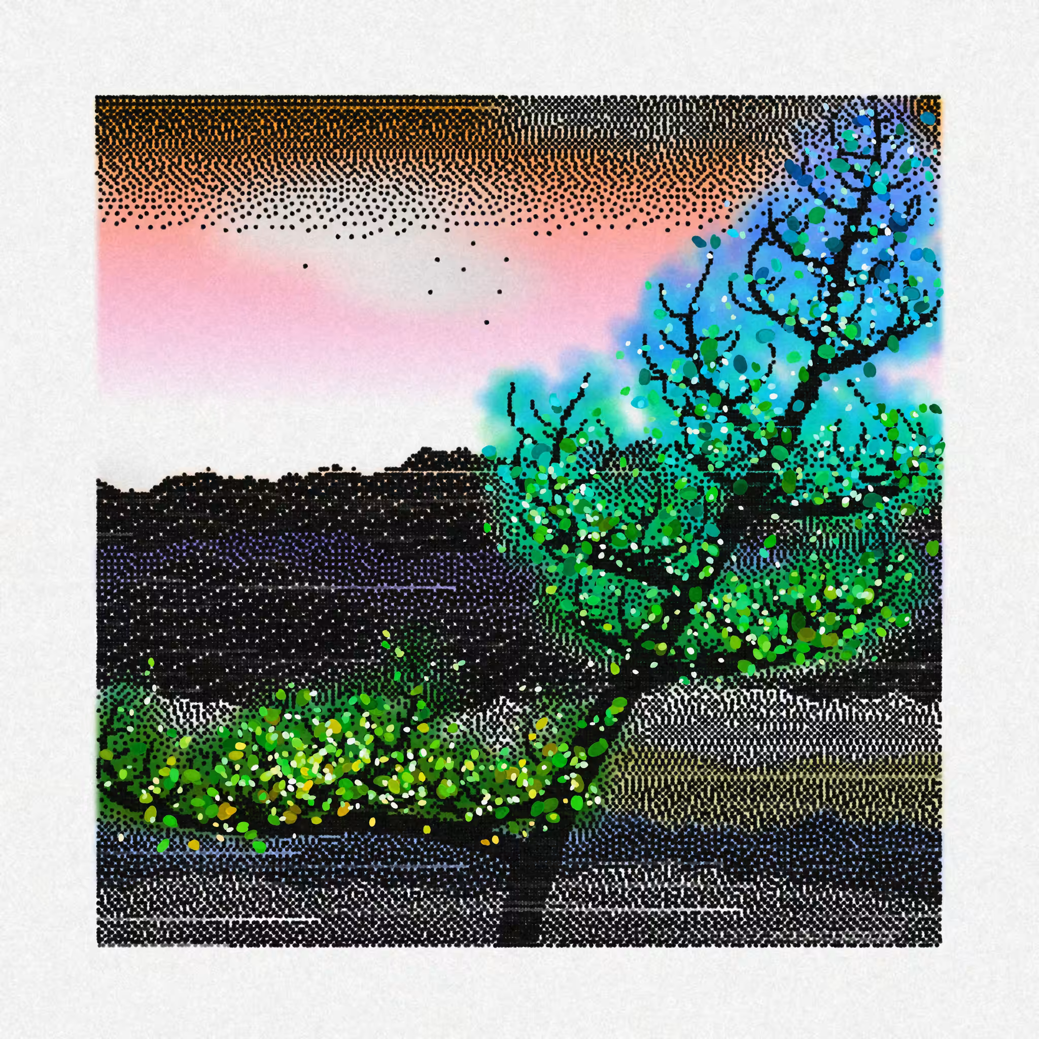 Dithered Branches #250