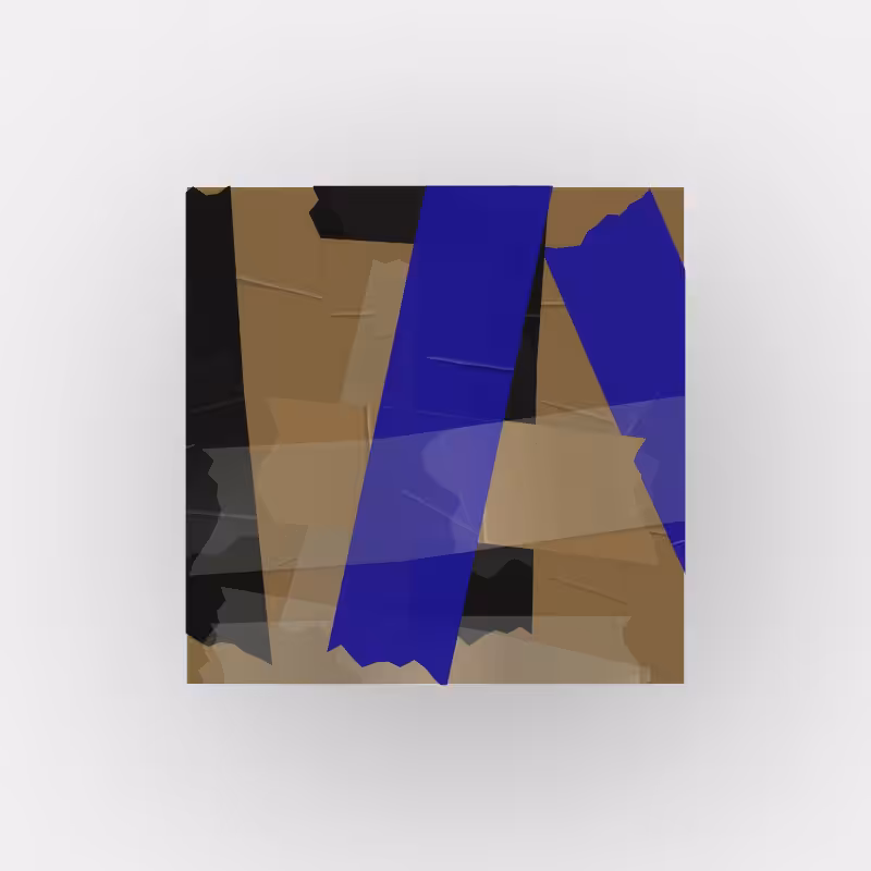 Tape abstract painting 001 #24