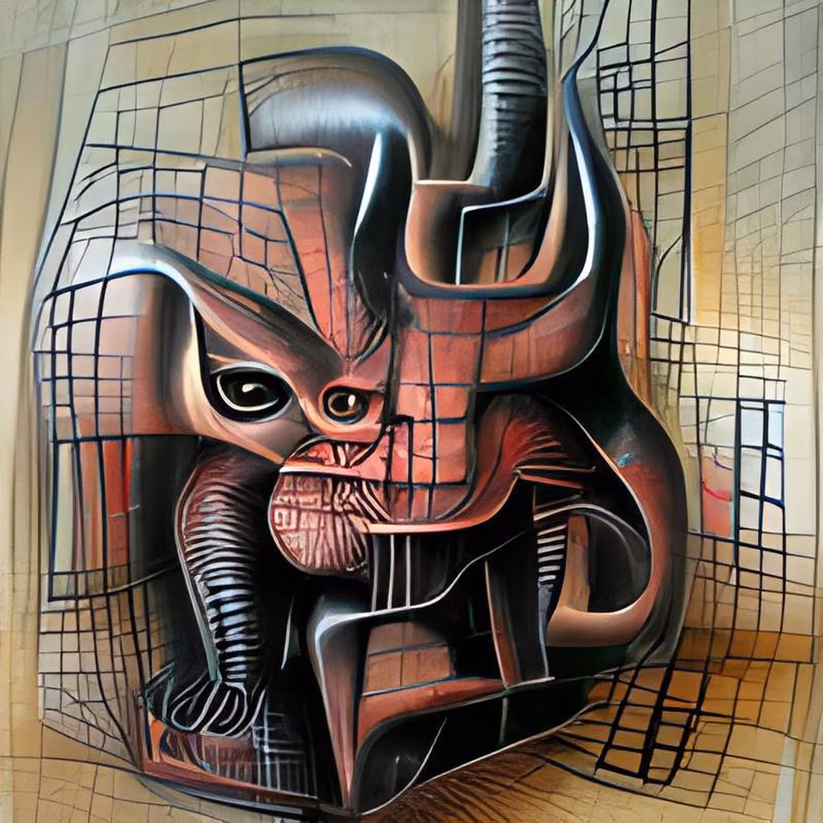 Cubist imps #11
