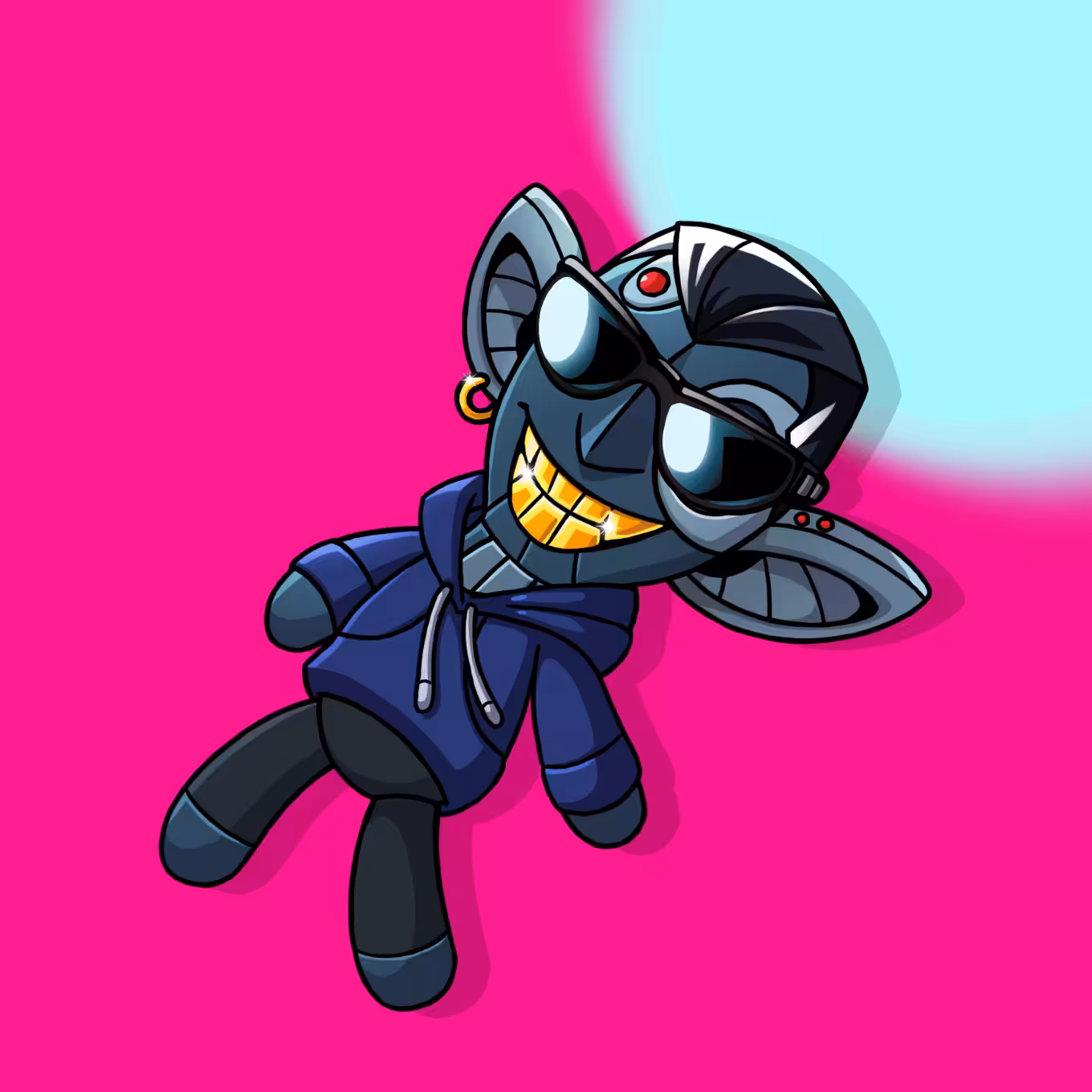 #2708 Sneaky Vampire Teddy