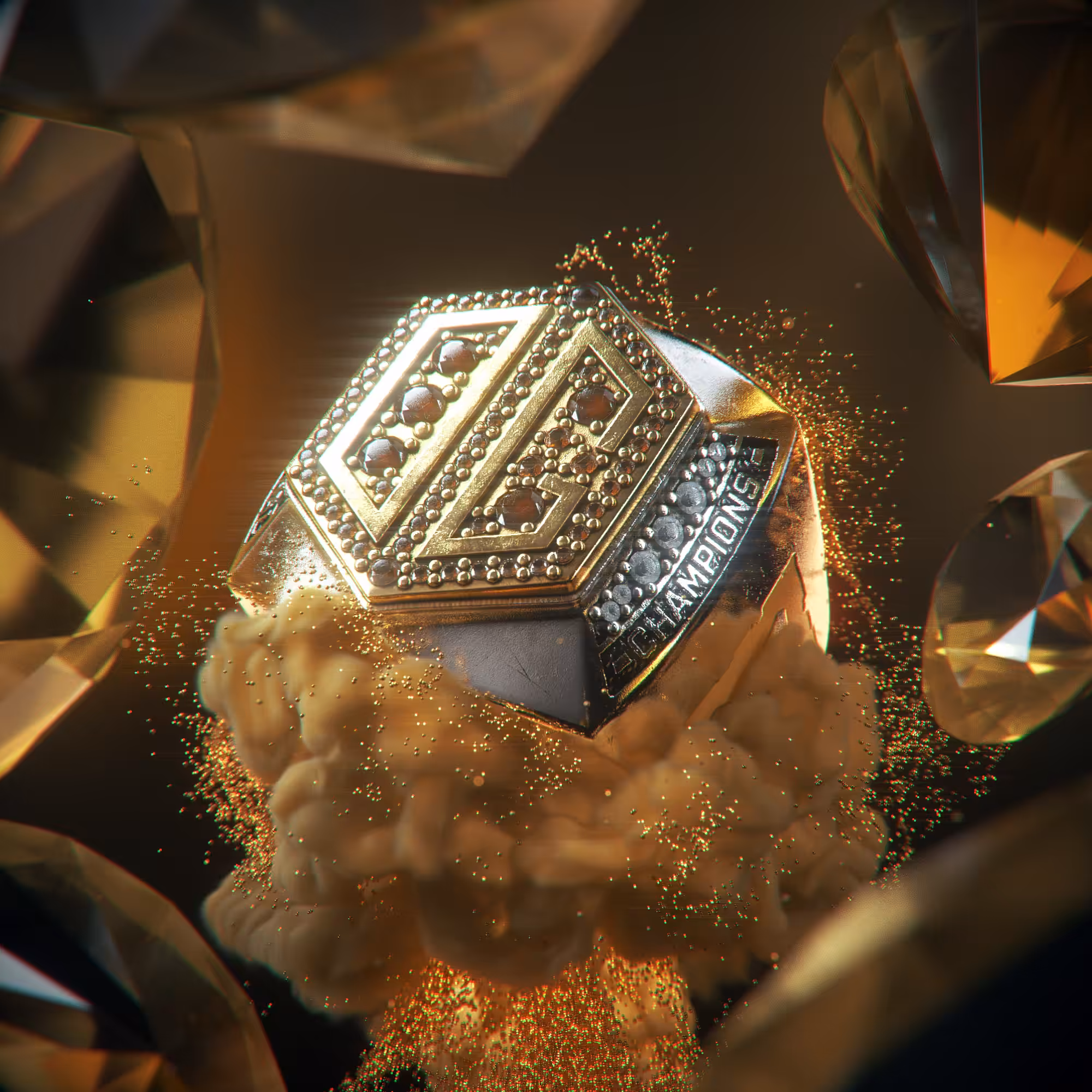 Gold Dota 2 Ring Still #84/100