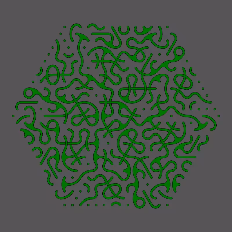 Threefold Symmetry - Dark Variations #335