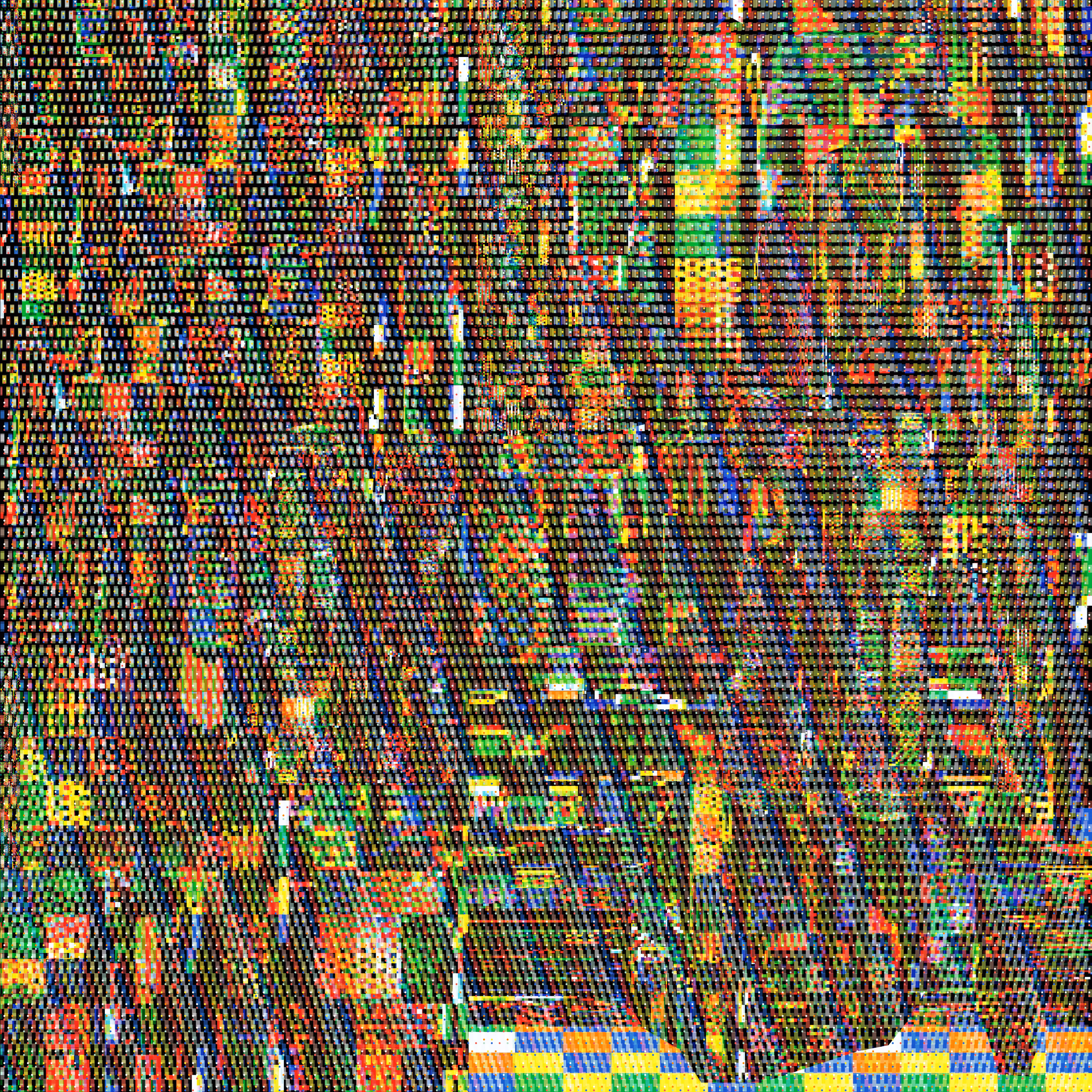 TSMH Open Grids Archive: Landscape #5: Landscape with Broken Rainbow: June 7, 2025