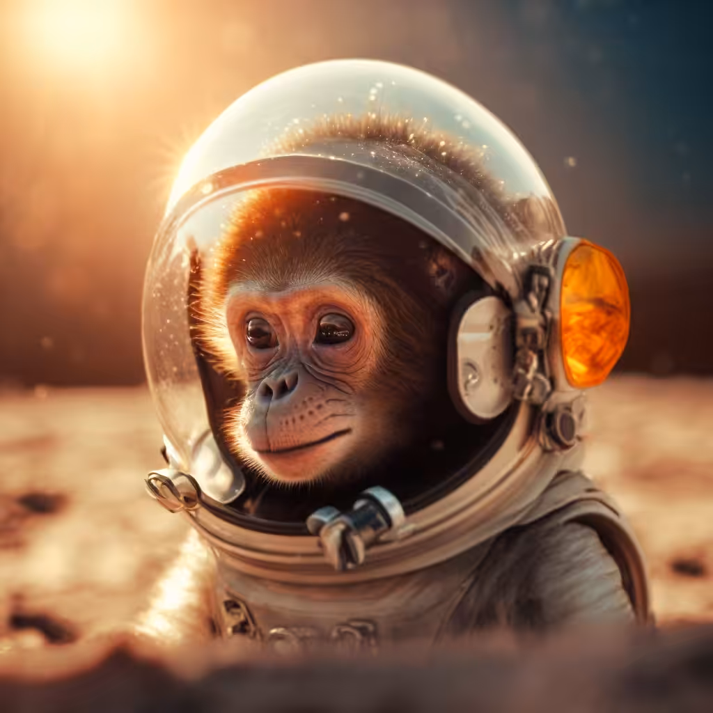 Space Menagerie: Primate Journey - Apes in space