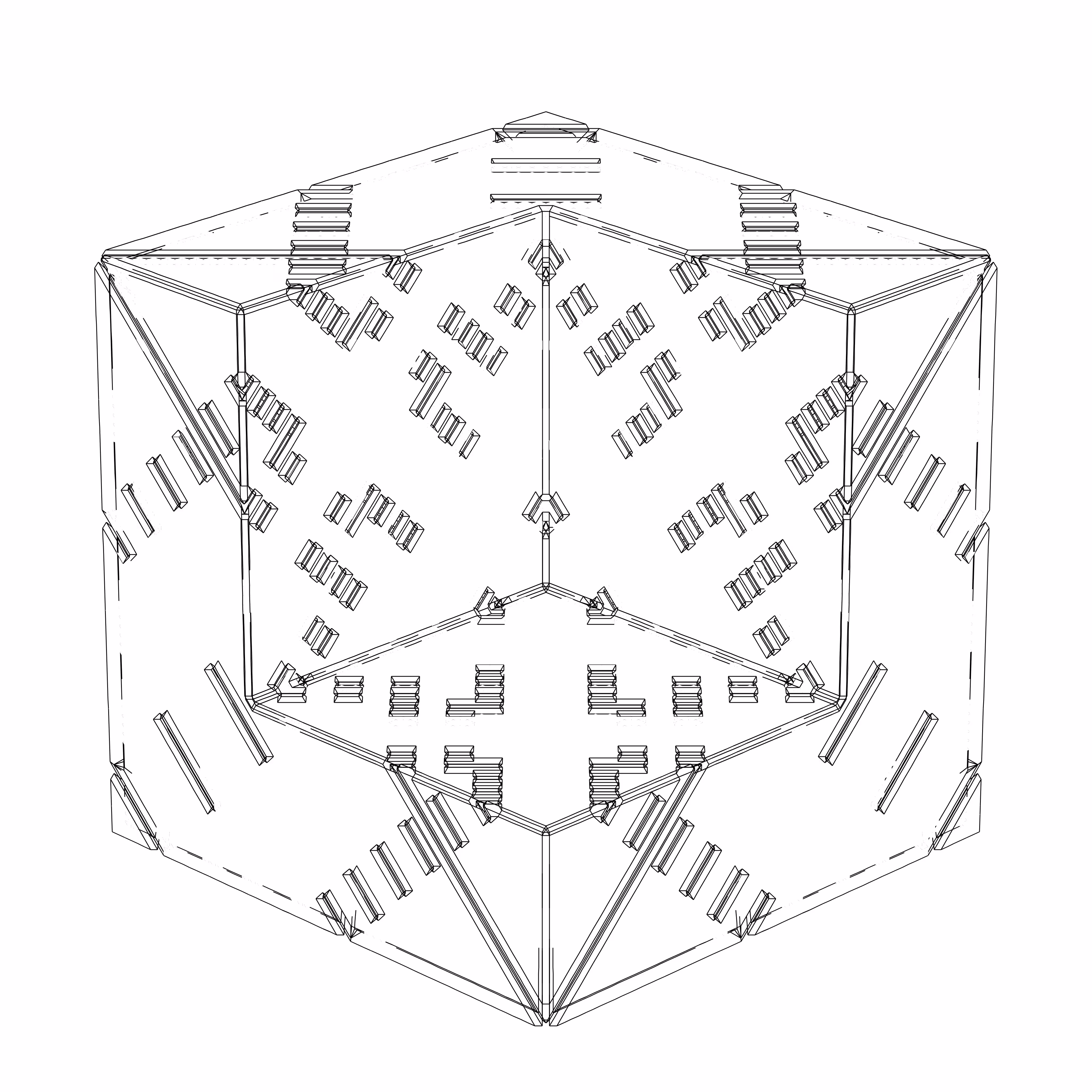 LL21 Alien Art Cube #480