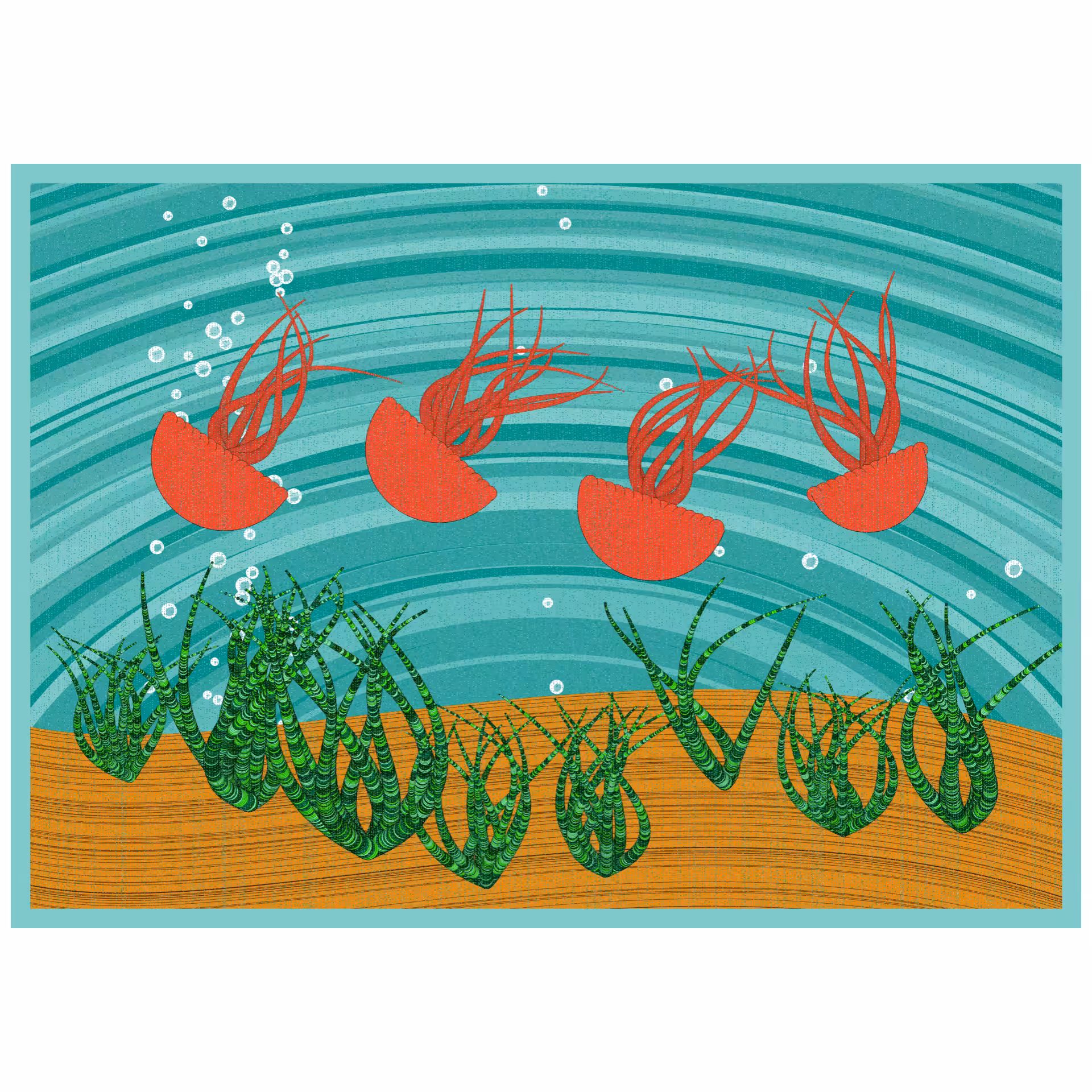 Bézier Aquarium 🦑 #24