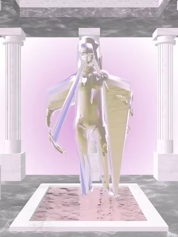 HeavenComputer: The Loser Shimmery Violet Garden Man #7385