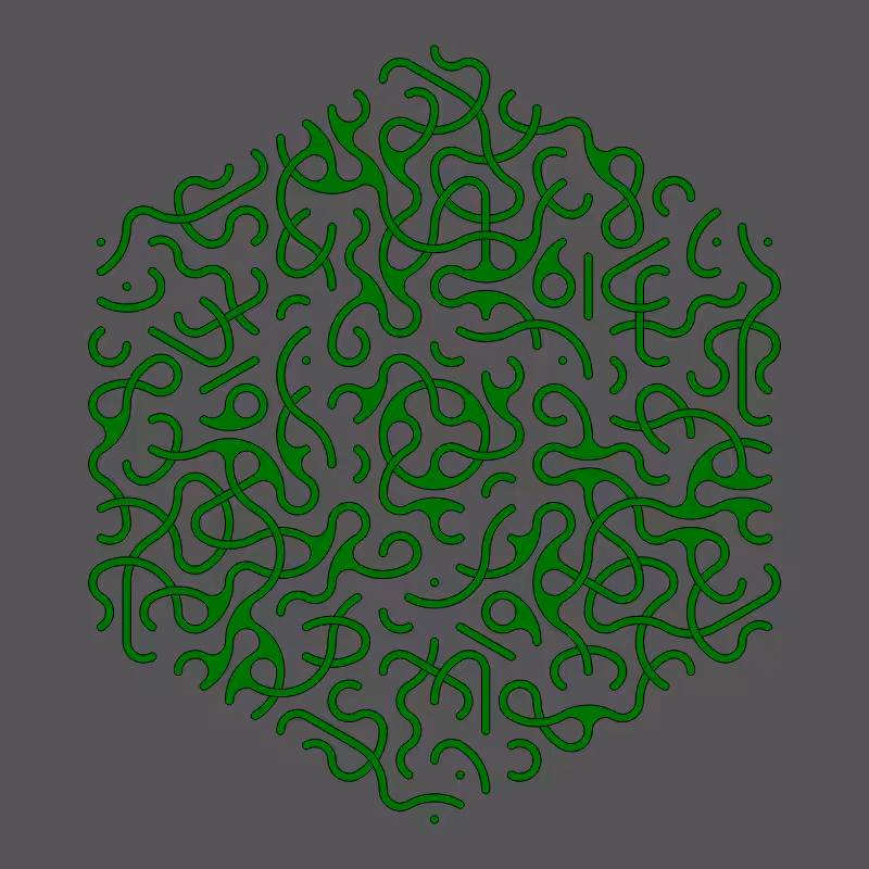 Threefold Symmetry - Dark Variations #280