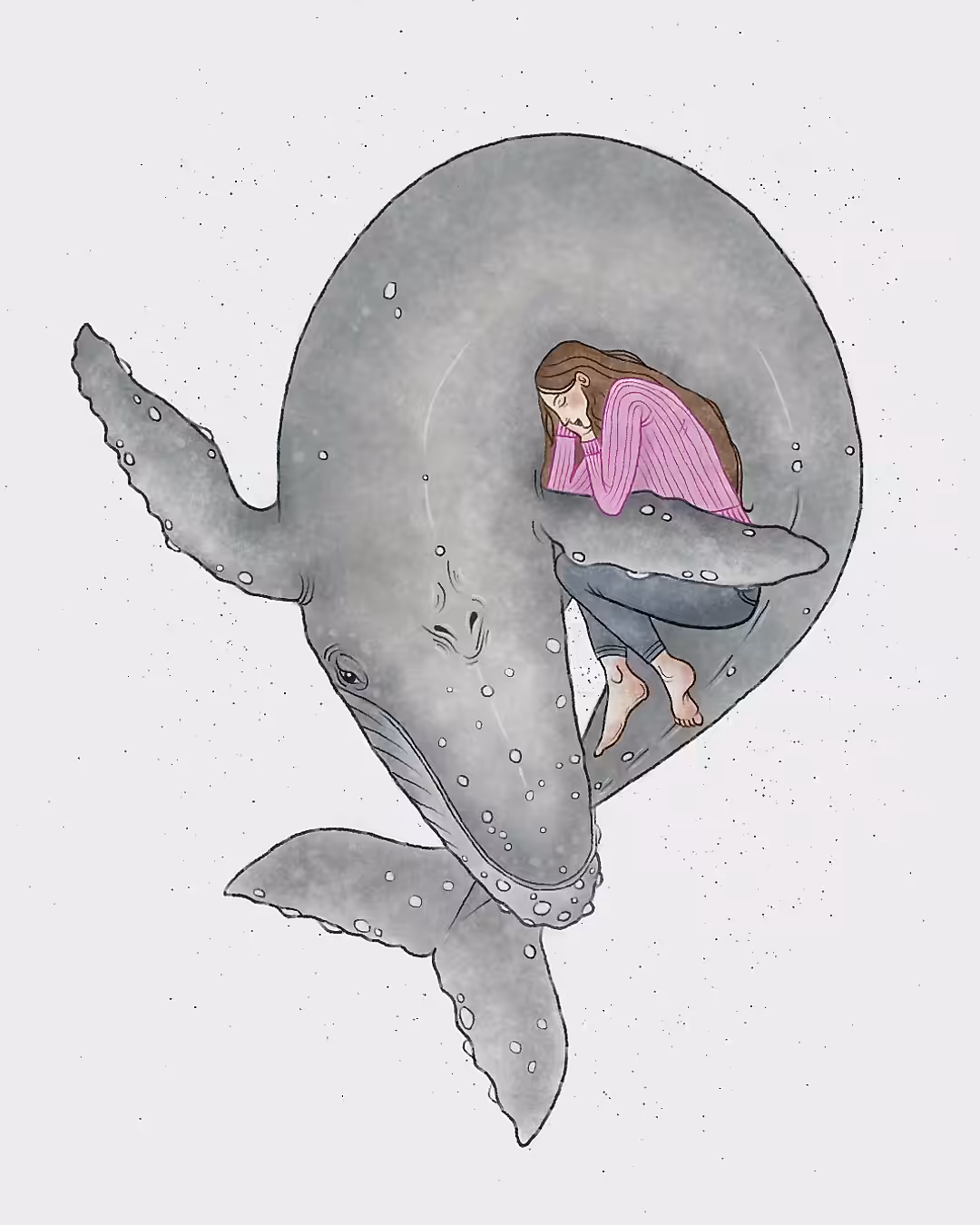 Whale hug