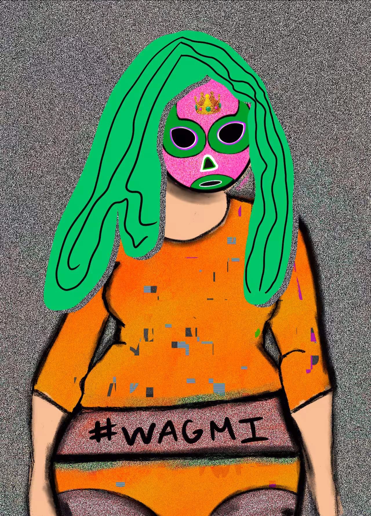 NFT luchadora #7
